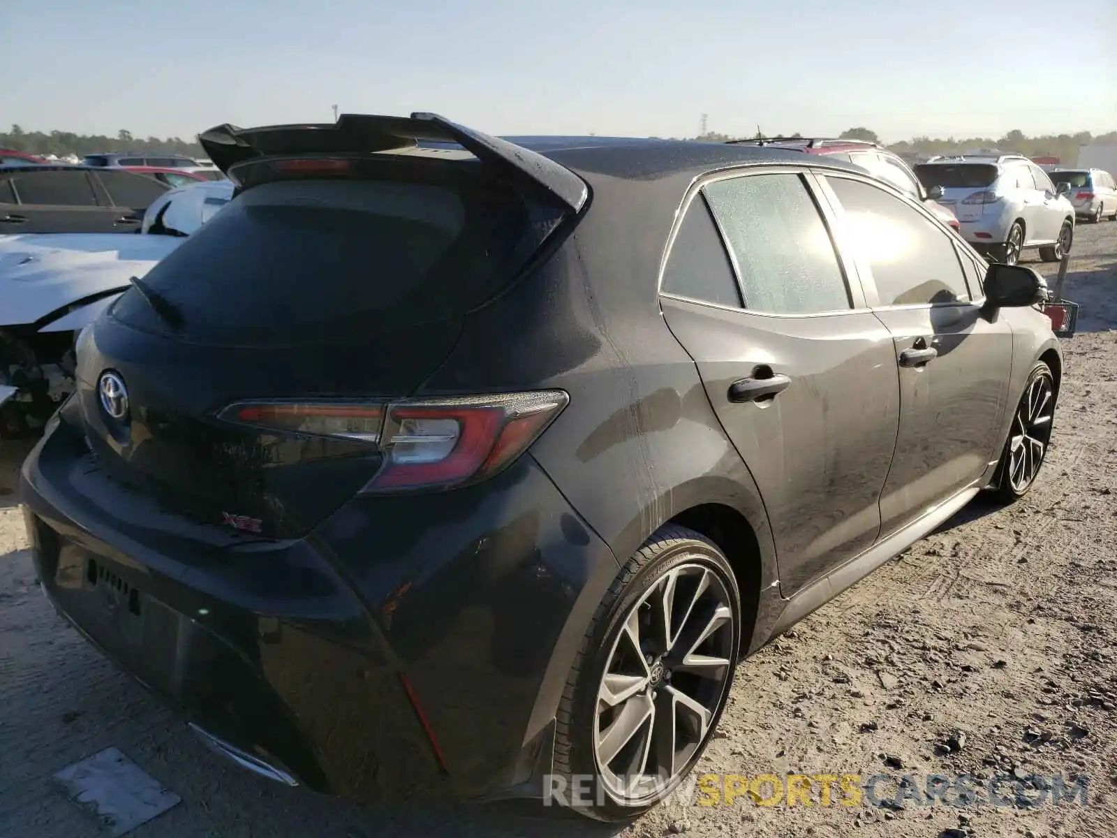 4 Photograph of a damaged car JTNK4RBE7K3053799 TOYOTA COROLLA 2019