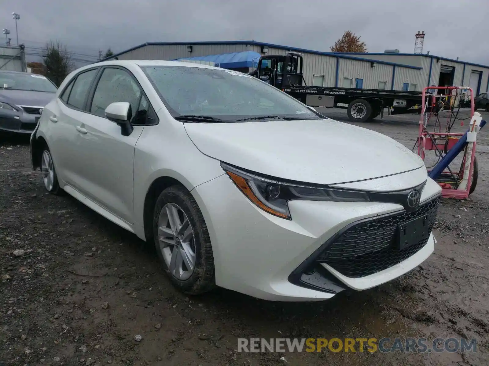 1 Photograph of a damaged car JTNK4RBE7K3056136 TOYOTA COROLLA 2019