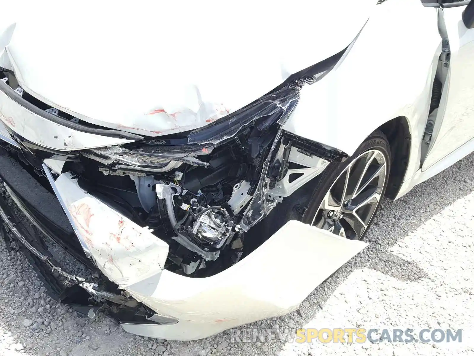 9 Photograph of a damaged car JTNK4RBE7K3057030 TOYOTA COROLLA 2019