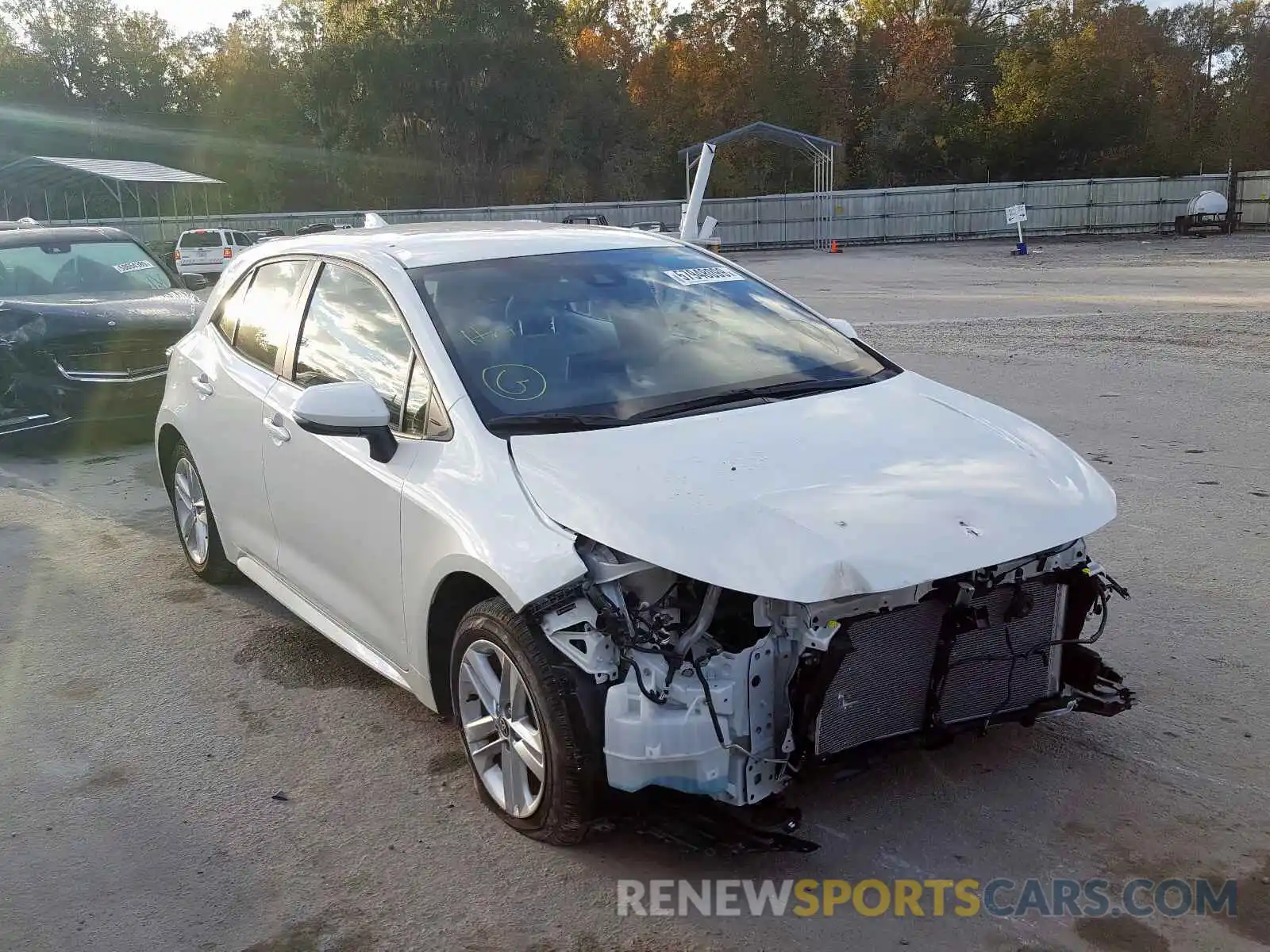 1 Photograph of a damaged car JTNK4RBE7K3060445 TOYOTA COROLLA 2019