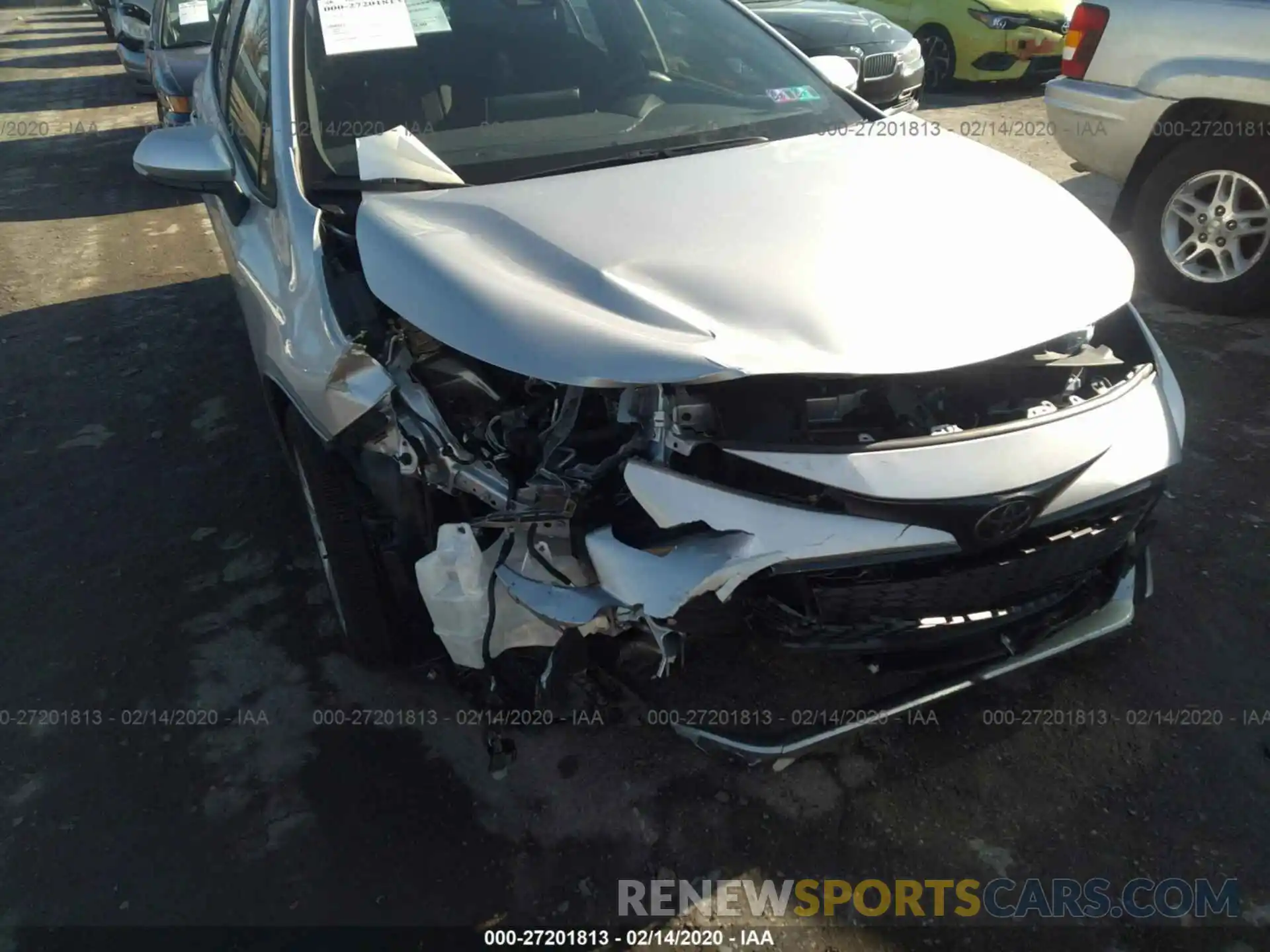 6 Photograph of a damaged car JTNK4RBE7K3061658 TOYOTA COROLLA 2019