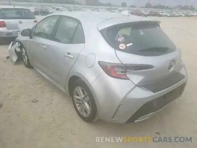 3 Photograph of a damaged car JTNK4RBE7K3062129 TOYOTA COROLLA 2019