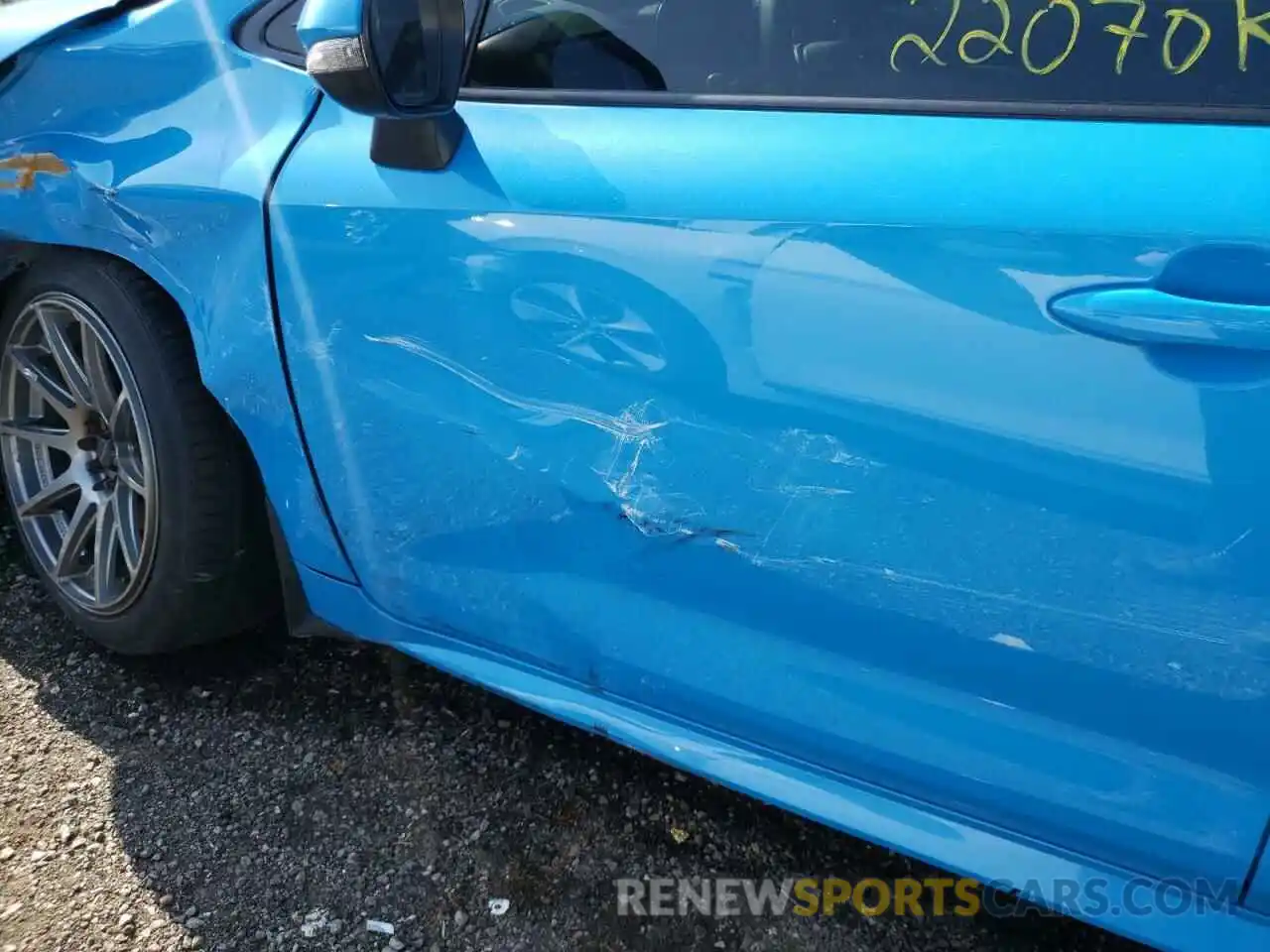 9 Photograph of a damaged car JTNK4RBE7K3064530 TOYOTA COROLLA 2019