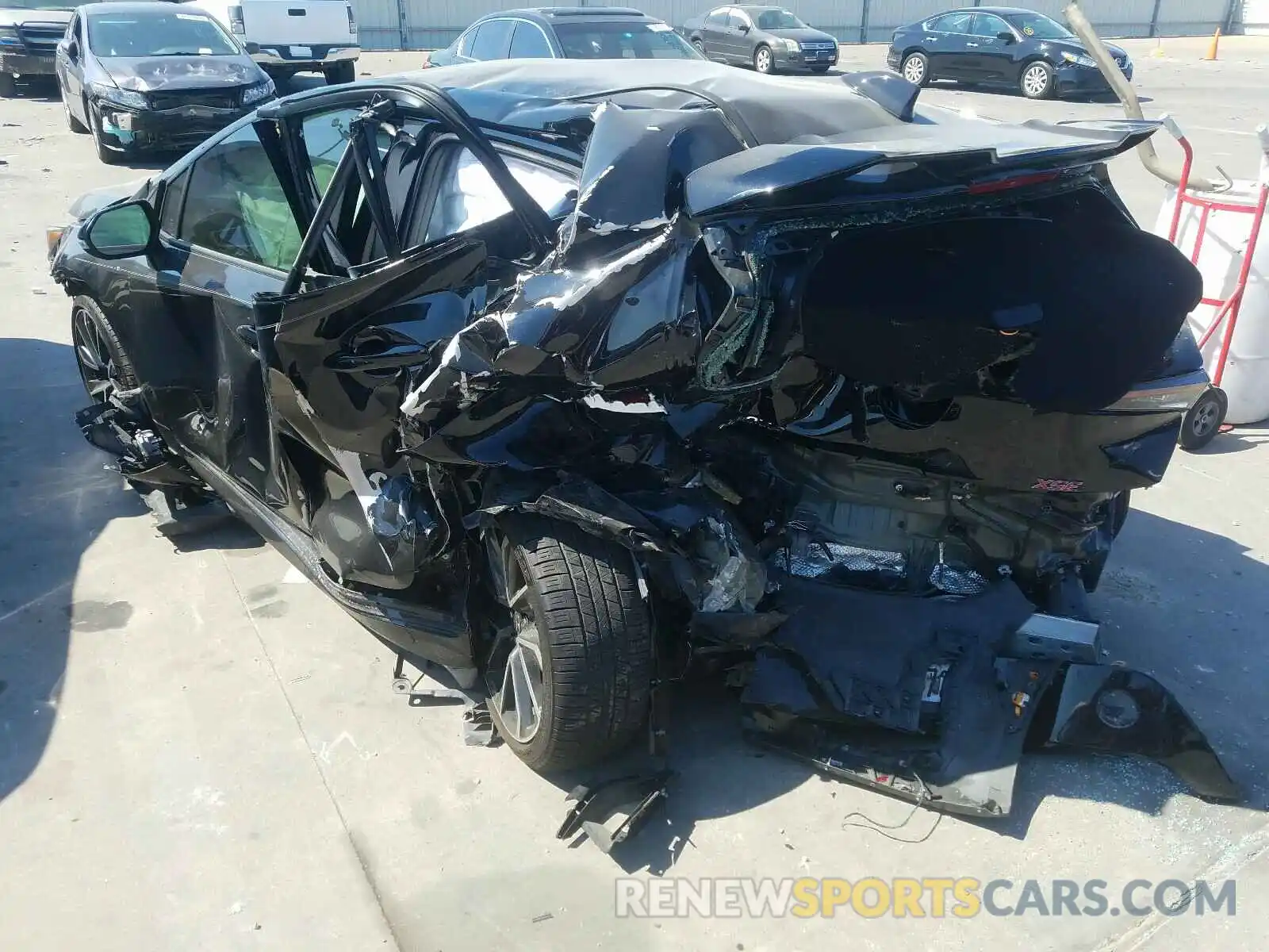 10 Photograph of a damaged car JTNK4RBE7K3070294 TOYOTA COROLLA 2019