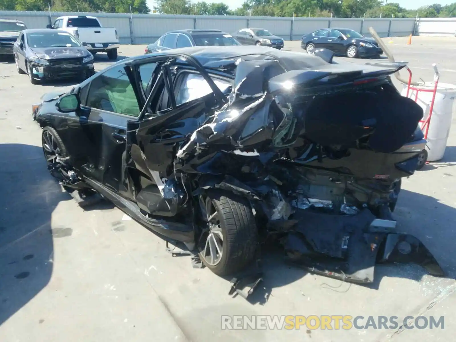 3 Photograph of a damaged car JTNK4RBE7K3070294 TOYOTA COROLLA 2019