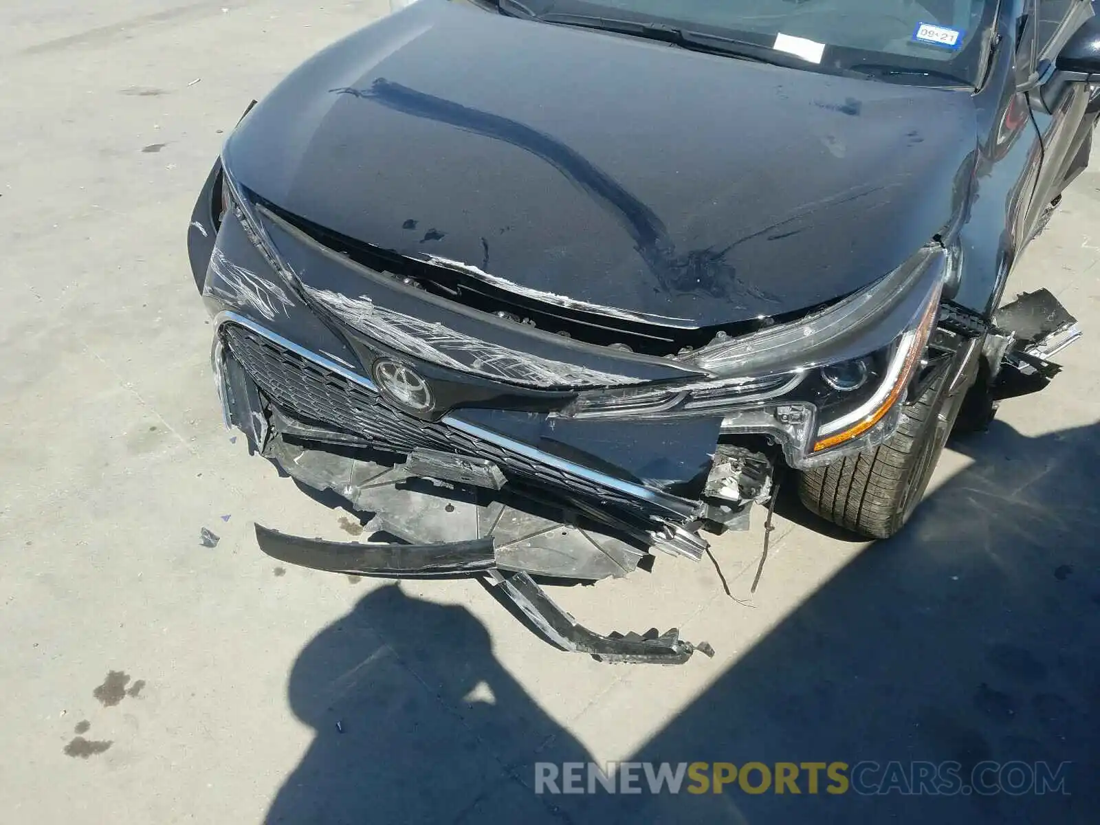 9 Photograph of a damaged car JTNK4RBE7K3070294 TOYOTA COROLLA 2019