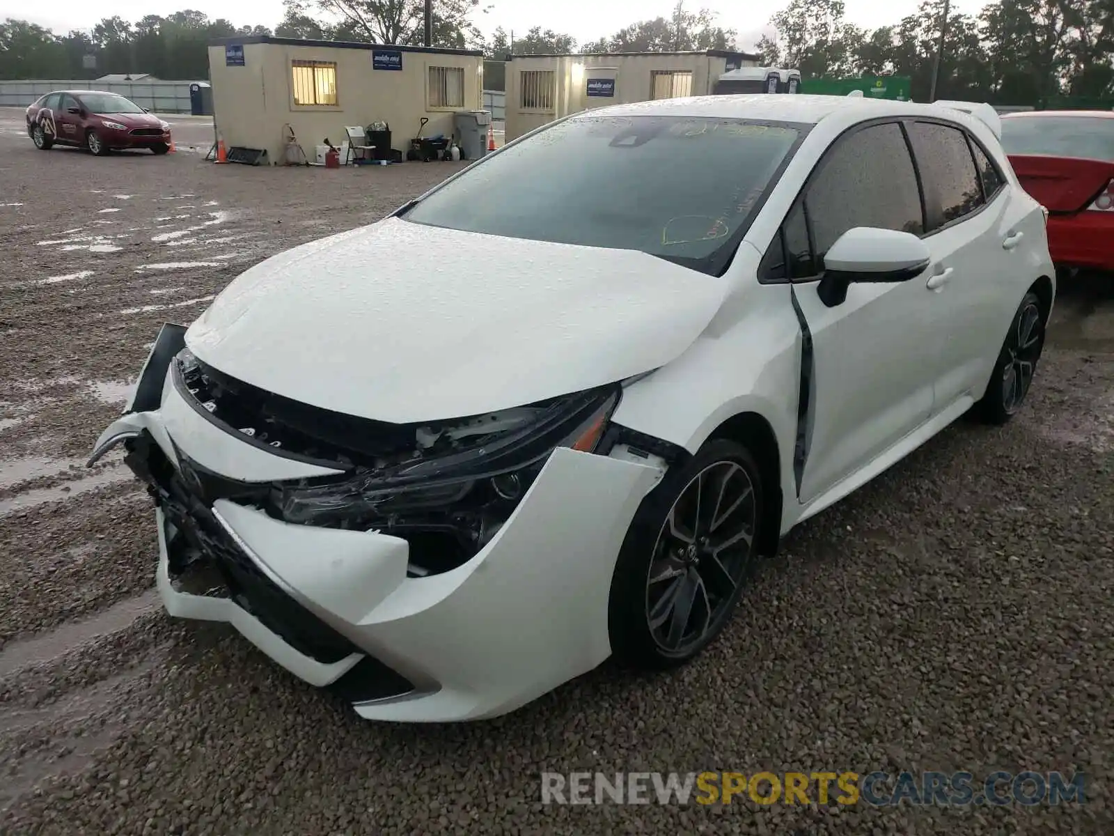 2 Photograph of a damaged car JTNK4RBE8K3002568 TOYOTA COROLLA 2019