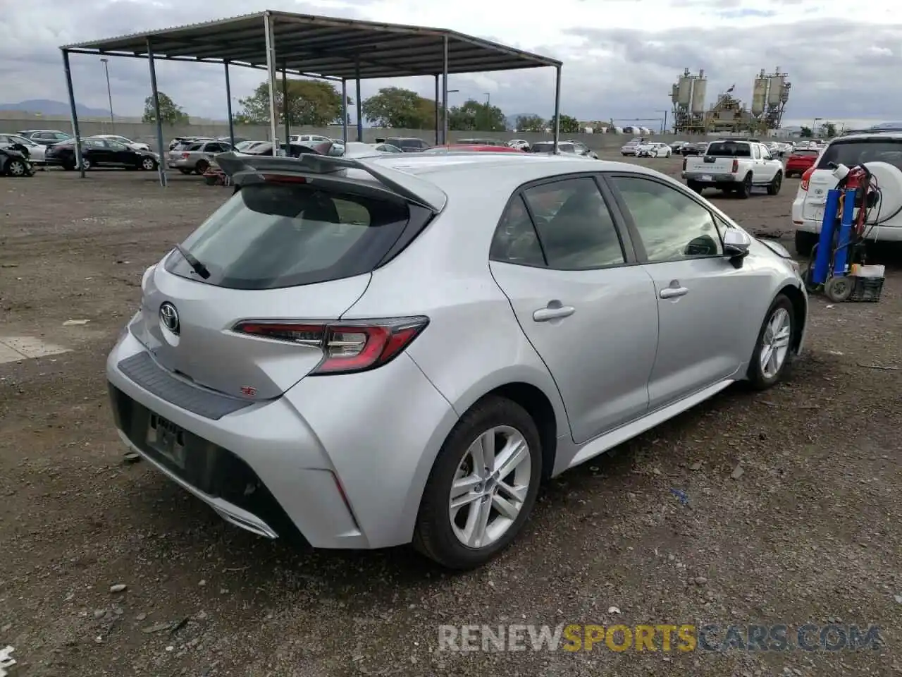 4 Photograph of a damaged car JTNK4RBE8K3004207 TOYOTA COROLLA 2019