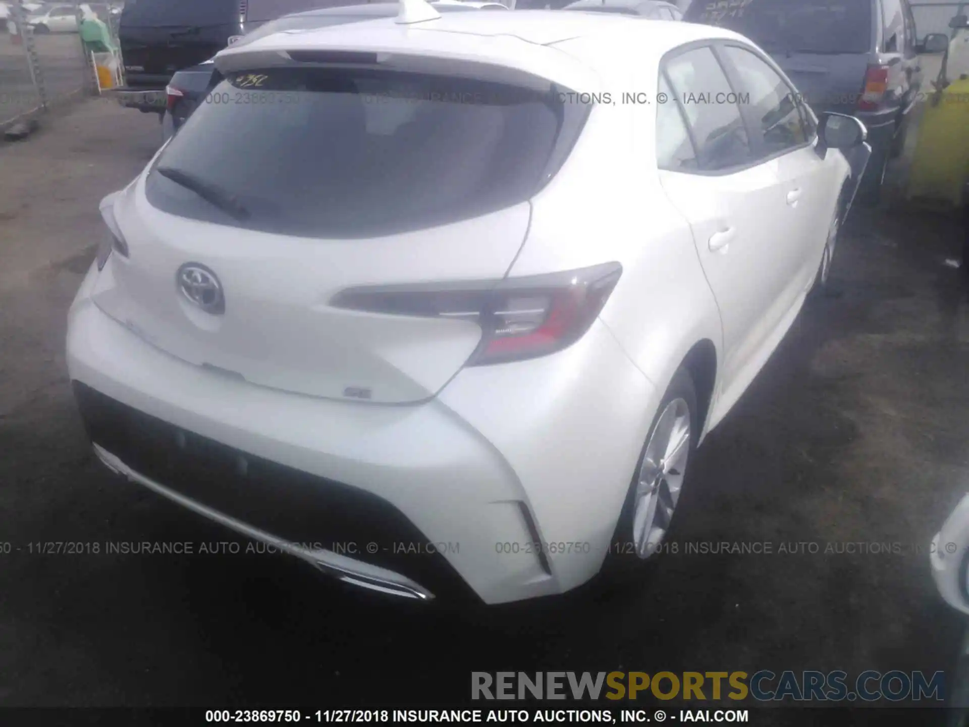 4 Photograph of a damaged car JTNK4RBE8K3008287 TOYOTA COROLLA 2019