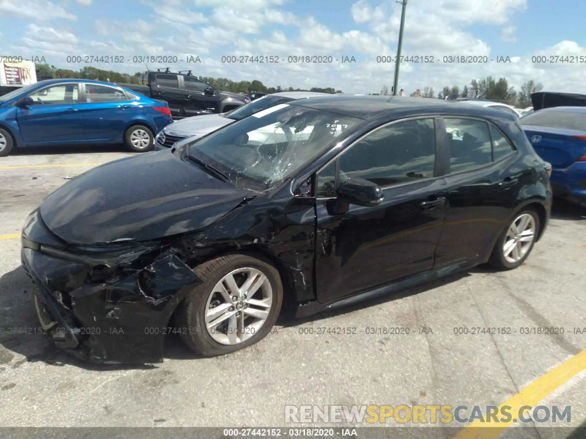 6 Photograph of a damaged car JTNK4RBE8K3012047 TOYOTA COROLLA 2019