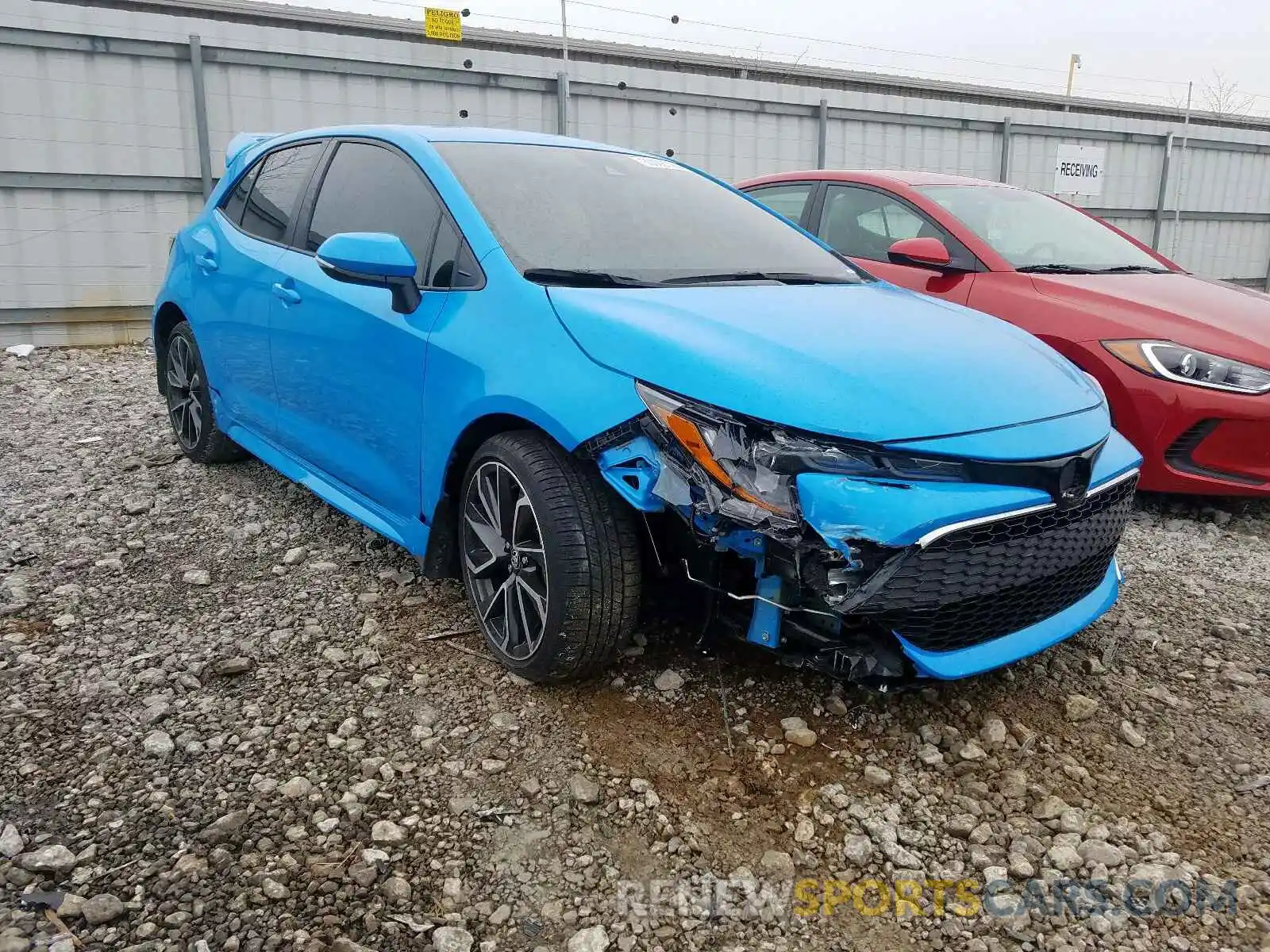 1 Photograph of a damaged car JTNK4RBE8K3019211 TOYOTA COROLLA 2019
