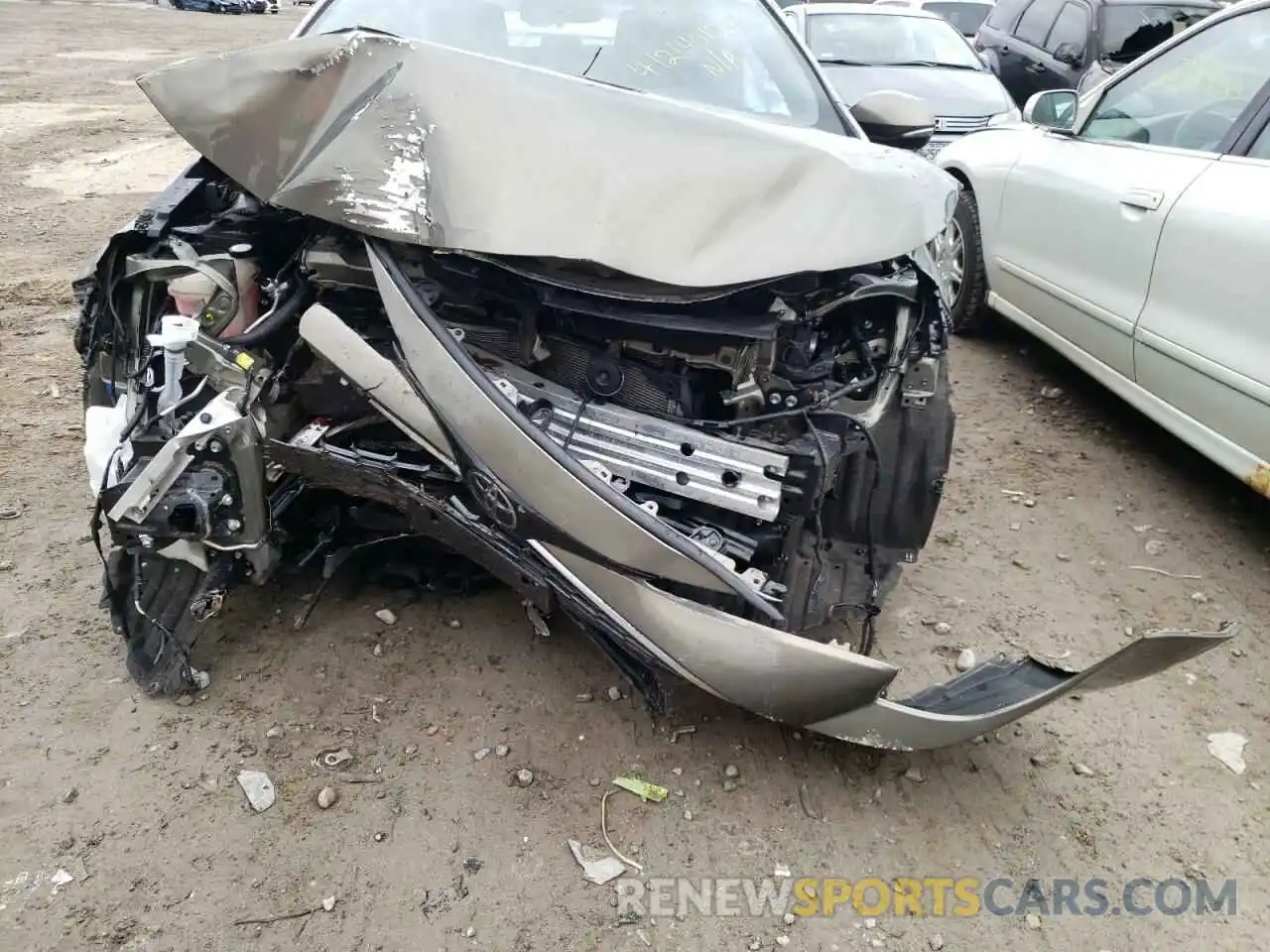 9 Photograph of a damaged car JTNK4RBE8K3019810 TOYOTA COROLLA 2019