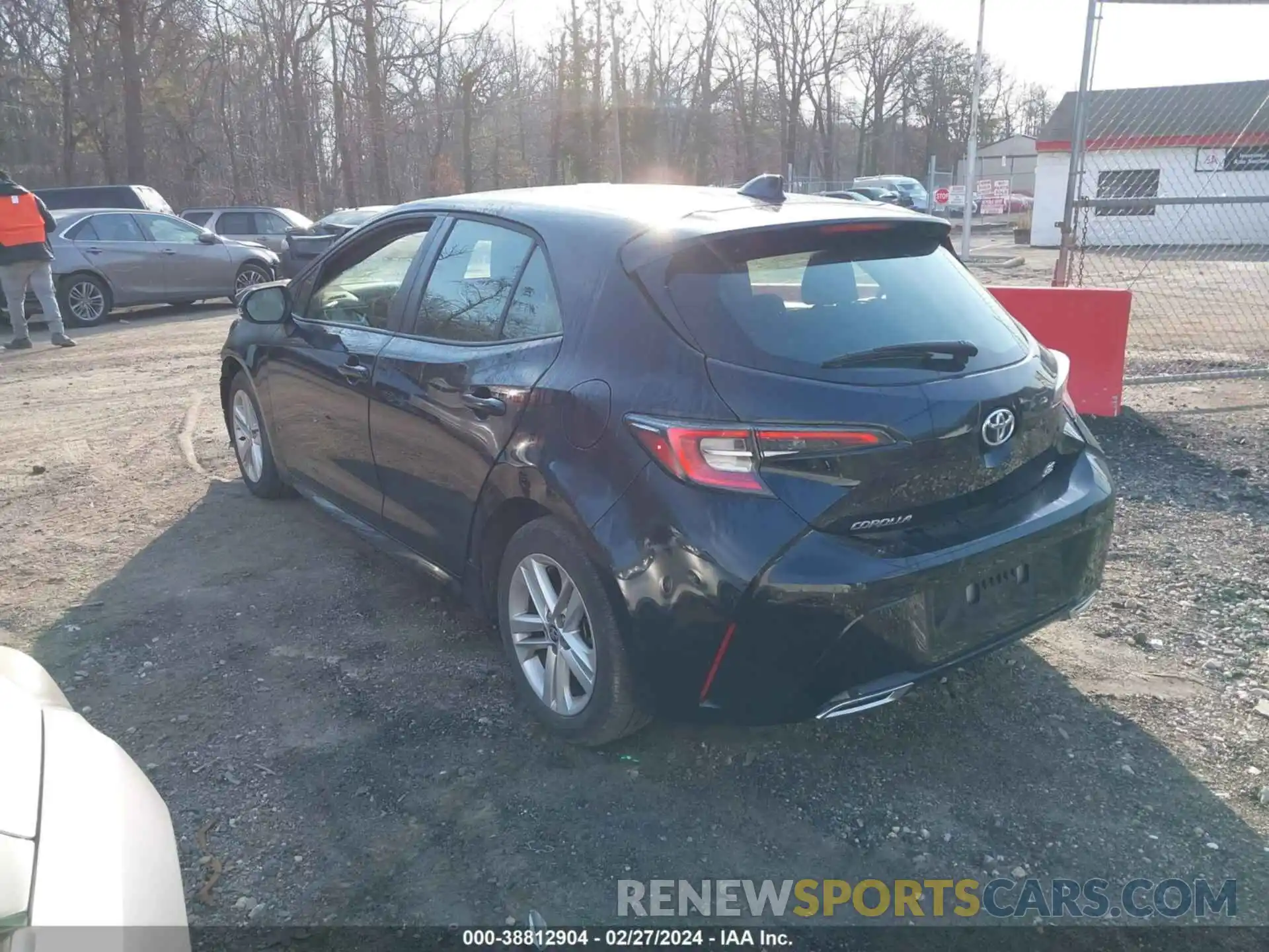 3 Photograph of a damaged car JTNK4RBE8K3019905 TOYOTA COROLLA 2019