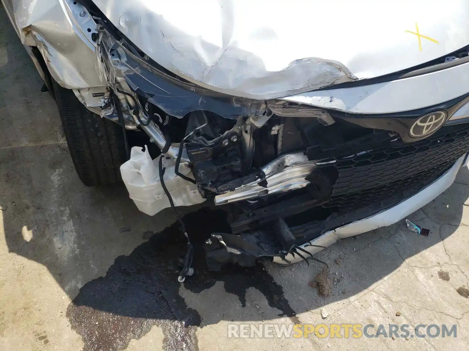 9 Photograph of a damaged car JTNK4RBE8K3022531 TOYOTA COROLLA 2019