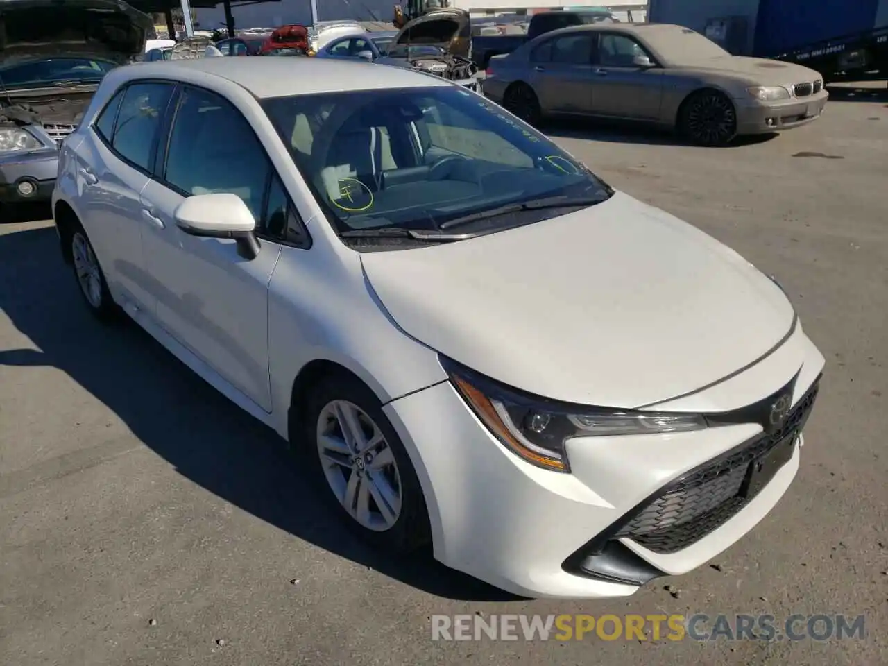 1 Photograph of a damaged car JTNK4RBE8K3022786 TOYOTA COROLLA 2019