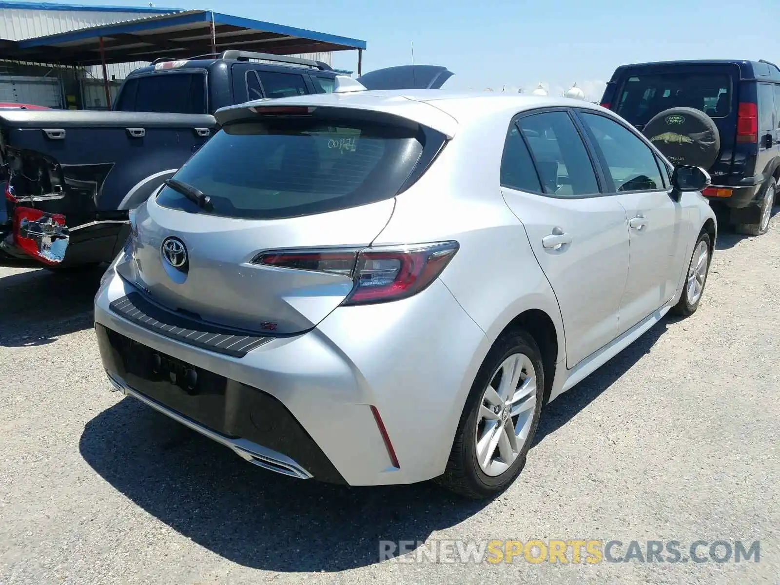 4 Photograph of a damaged car JTNK4RBE8K3022948 TOYOTA COROLLA 2019