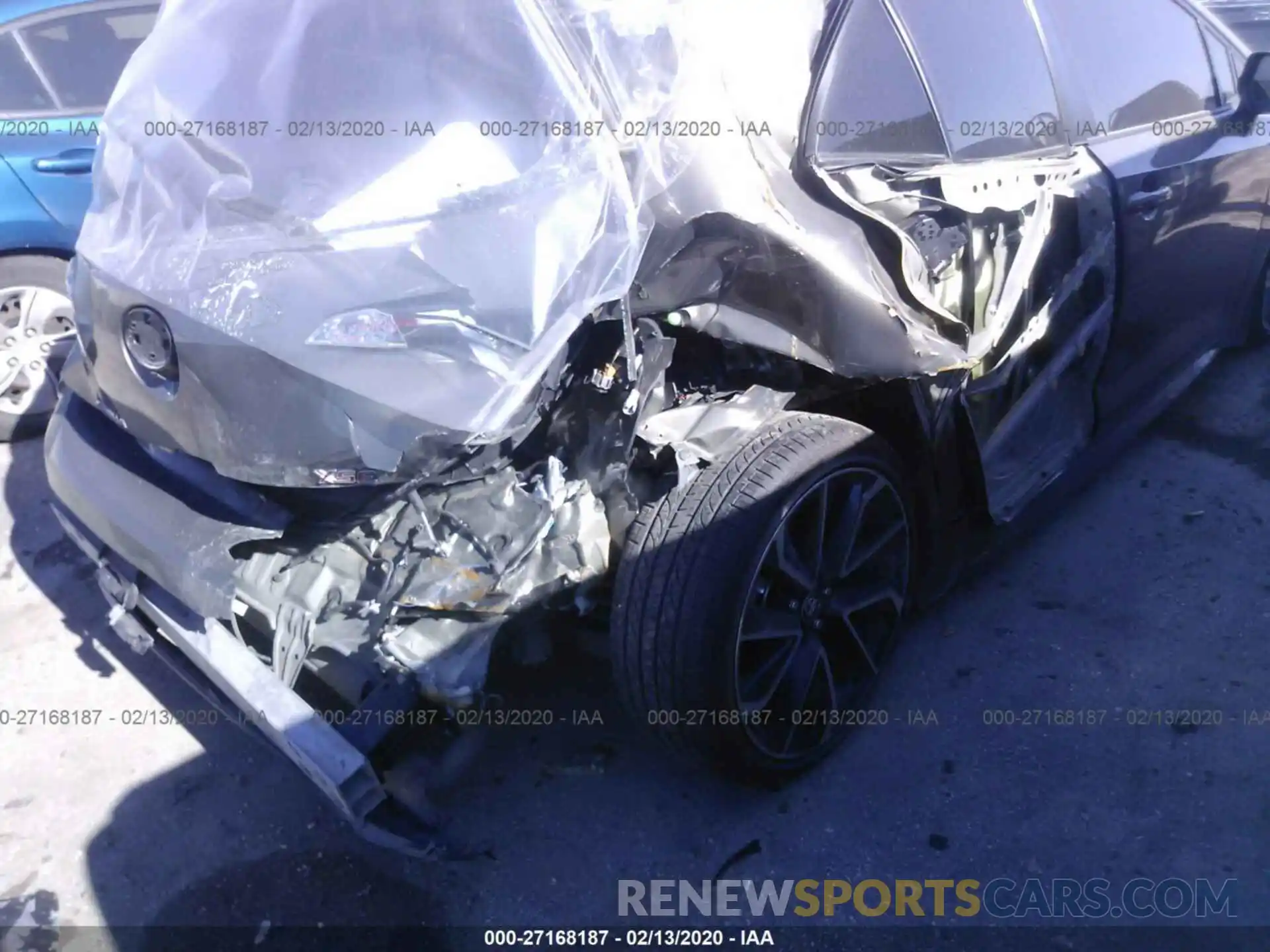 6 Фотография поврежденного автомобиля JTNK4RBE8K3024957 TOYOTA COROLLA 2019