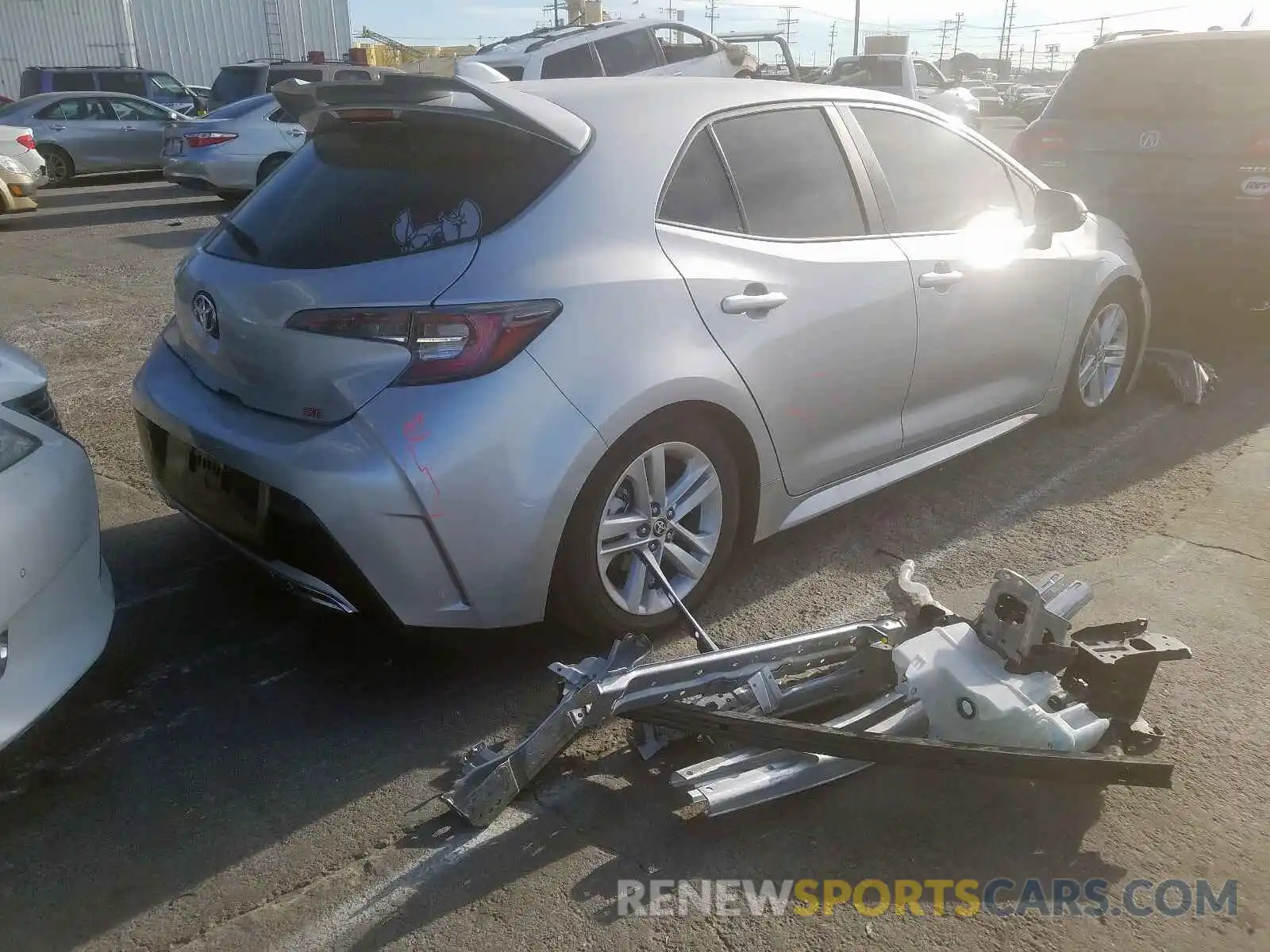 4 Photograph of a damaged car JTNK4RBE8K3027941 TOYOTA COROLLA 2019