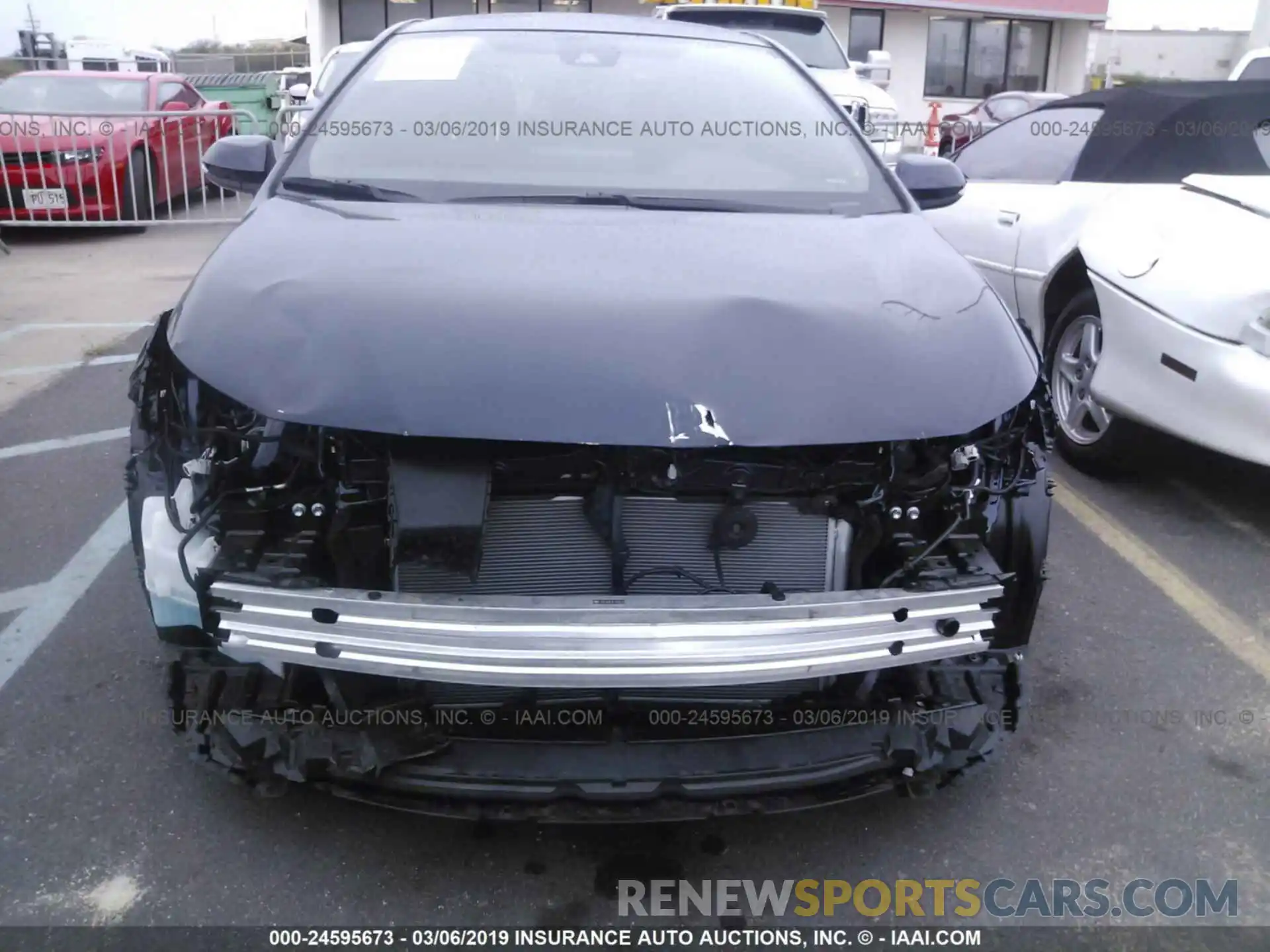 6 Photograph of a damaged car JTNK4RBE8K3028748 TOYOTA COROLLA 2019