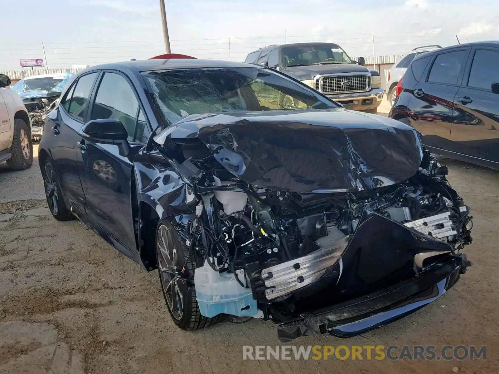 1 Фотография поврежденного автомобиля JTNK4RBE8K3028829 TOYOTA COROLLA 2019