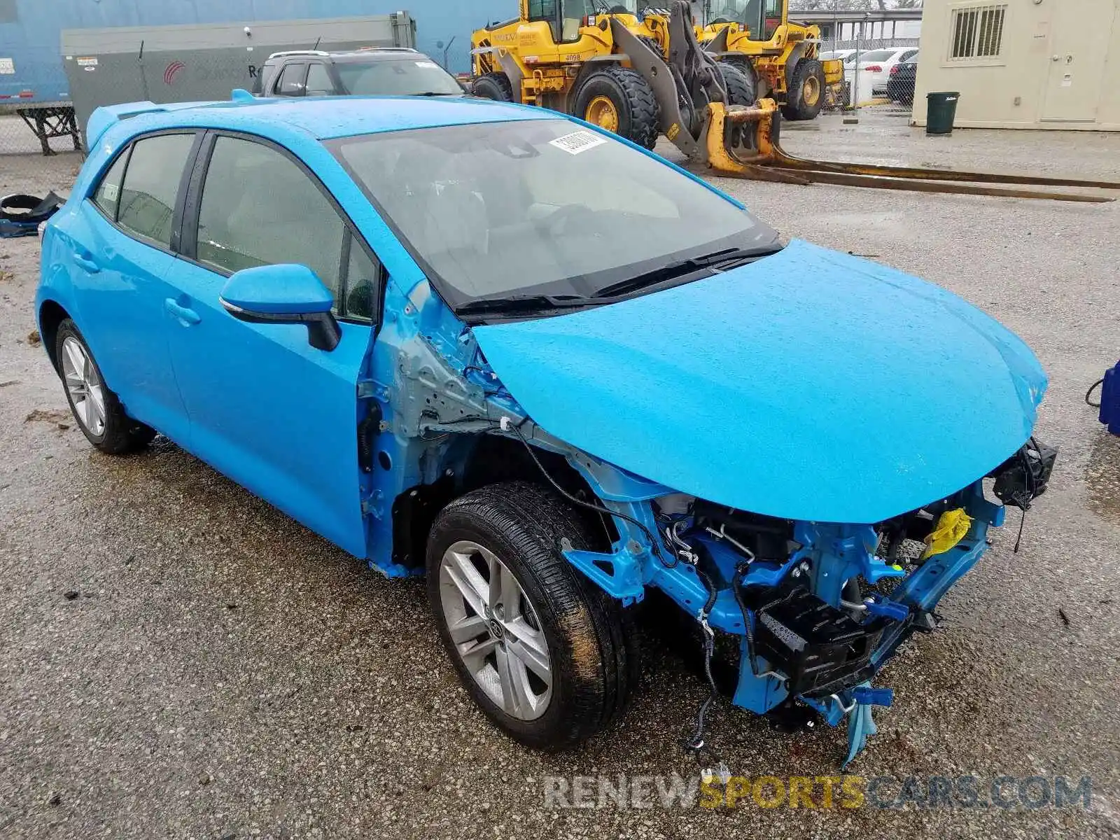 1 Photograph of a damaged car JTNK4RBE8K3031598 TOYOTA COROLLA 2019