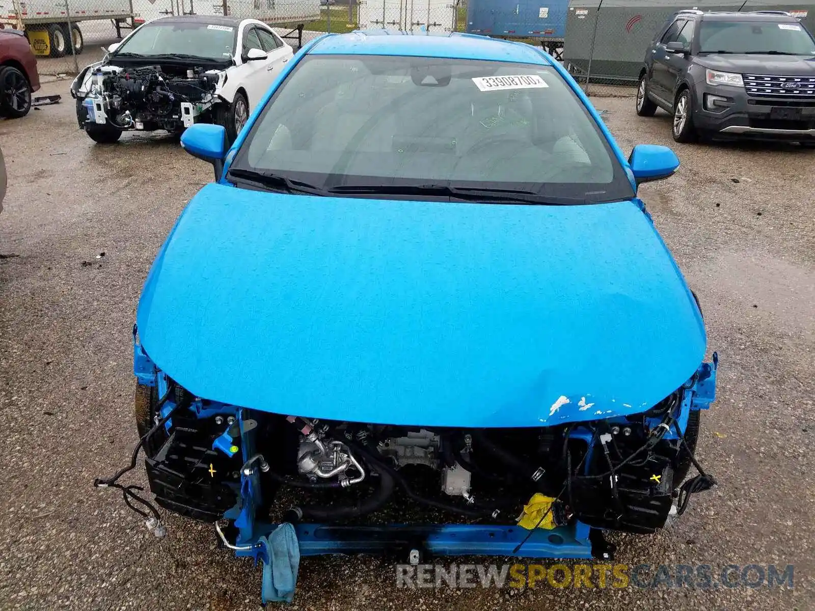 9 Photograph of a damaged car JTNK4RBE8K3031598 TOYOTA COROLLA 2019