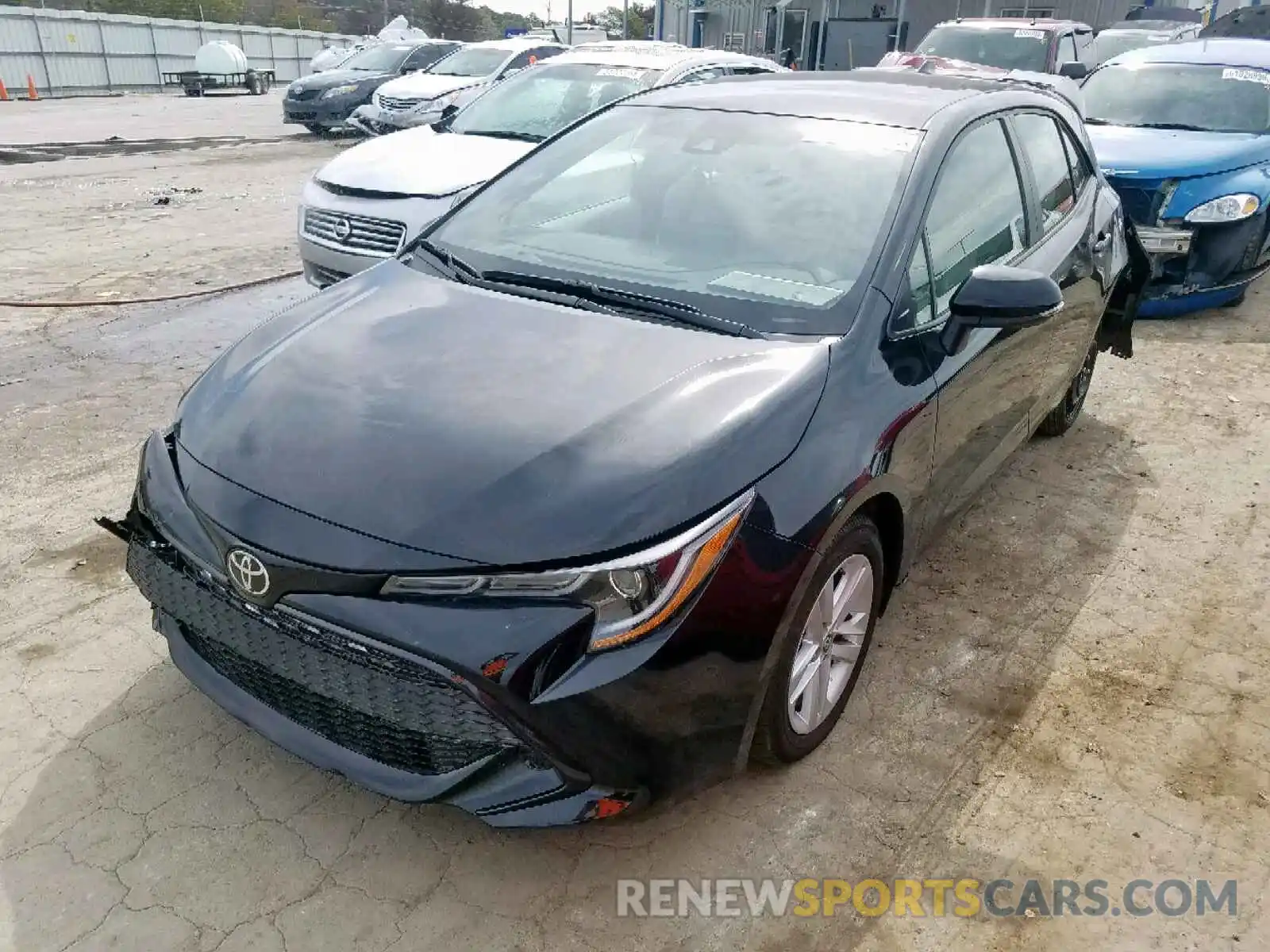 2 Photograph of a damaged car JTNK4RBE8K3033349 TOYOTA COROLLA 2019