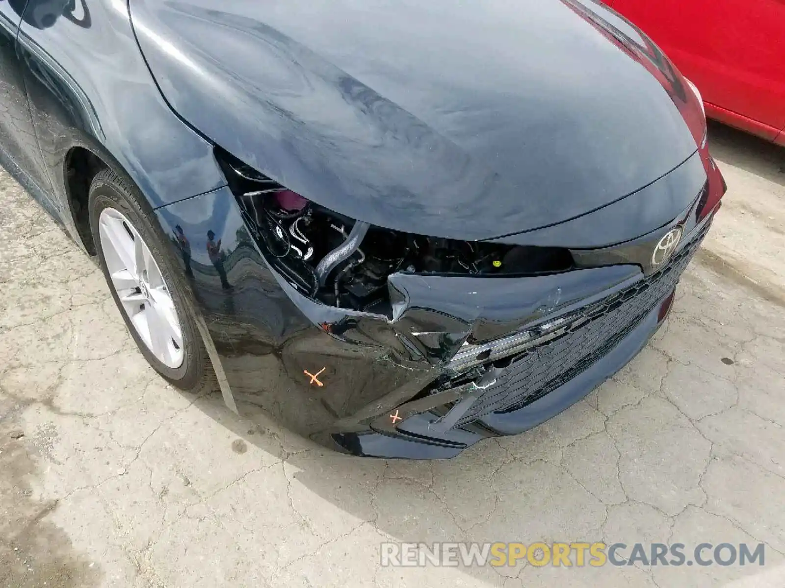 9 Photograph of a damaged car JTNK4RBE8K3033349 TOYOTA COROLLA 2019