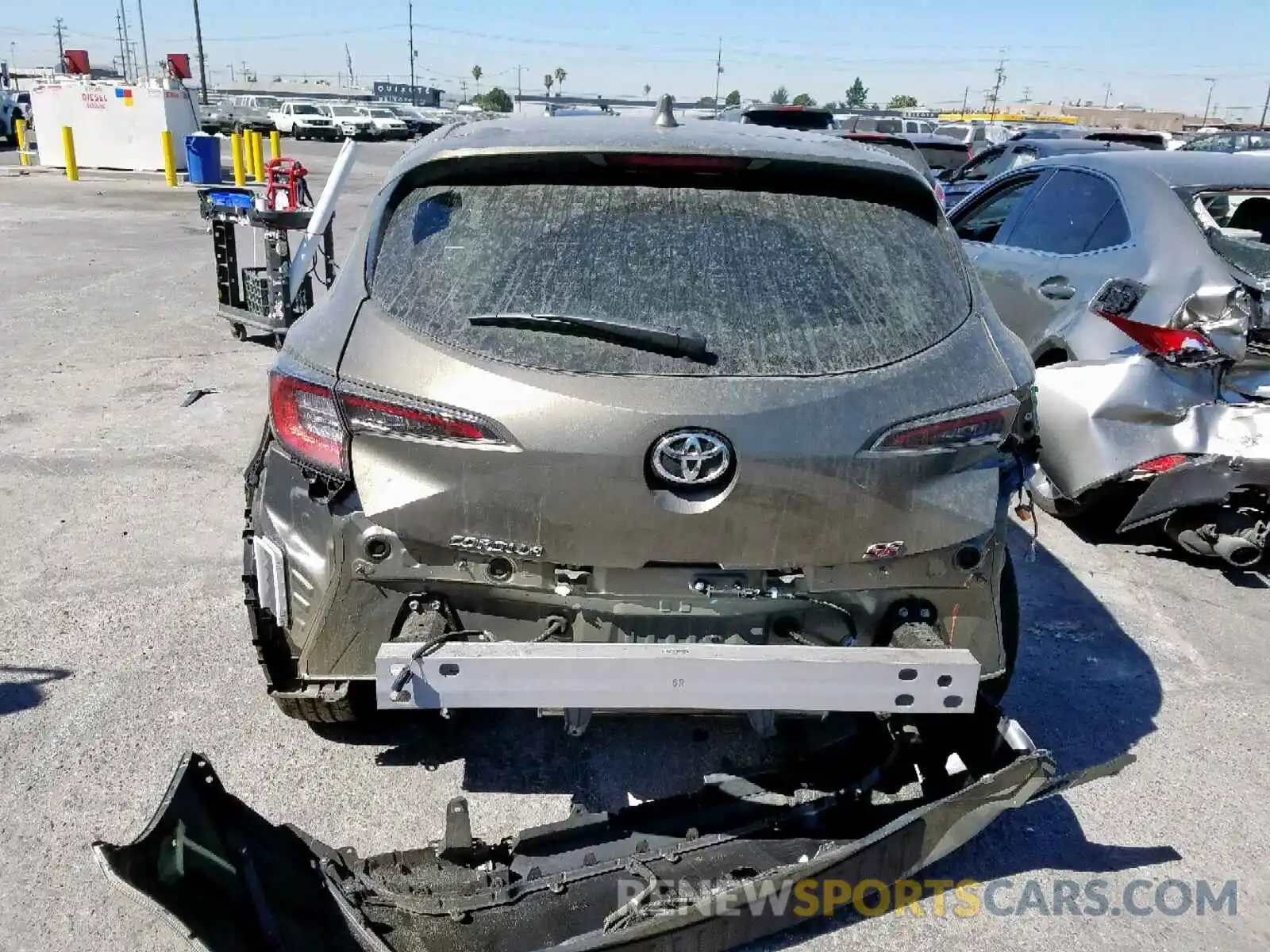 9 Photograph of a damaged car JTNK4RBE8K3034243 TOYOTA COROLLA 2019