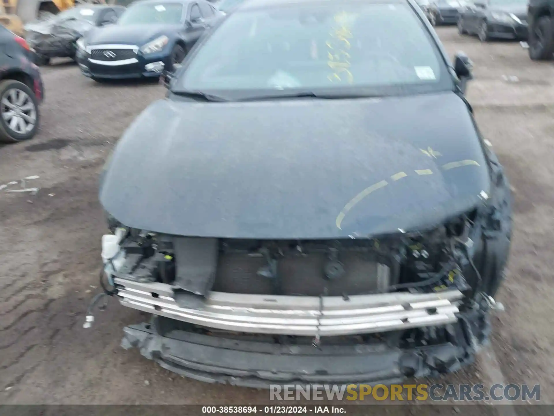 12 Photograph of a damaged car JTNK4RBE8K3035246 TOYOTA COROLLA 2019