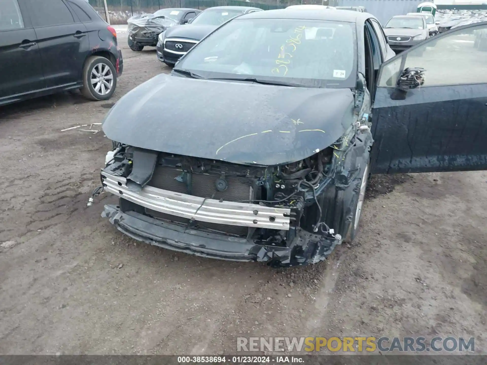 6 Photograph of a damaged car JTNK4RBE8K3035246 TOYOTA COROLLA 2019