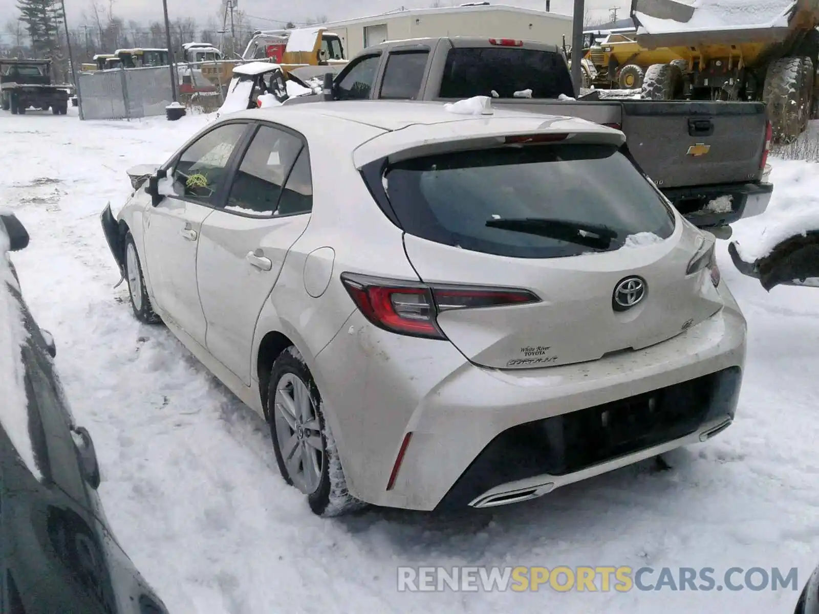 3 Photograph of a damaged car JTNK4RBE8K3035294 TOYOTA COROLLA 2019