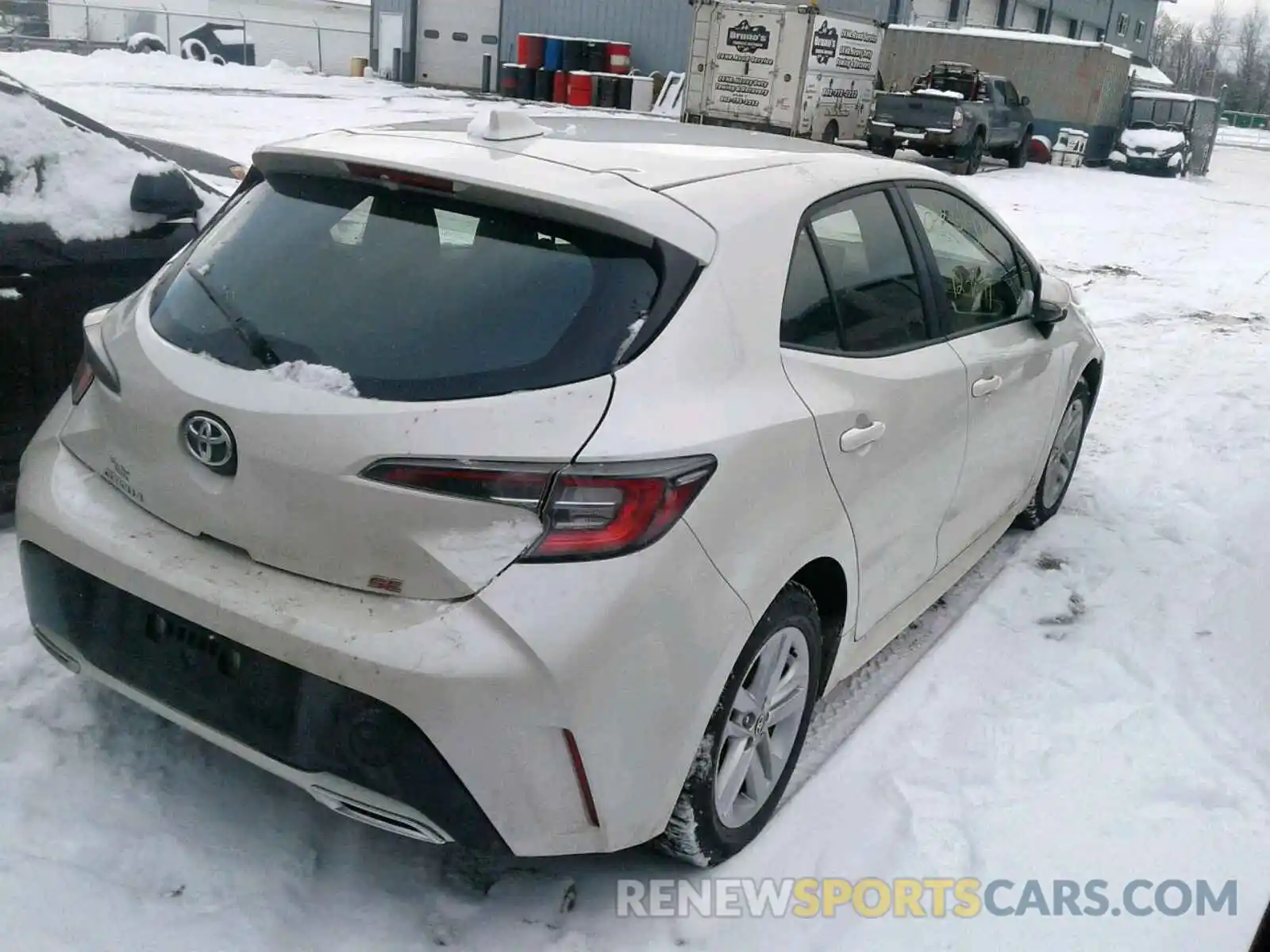 4 Photograph of a damaged car JTNK4RBE8K3035294 TOYOTA COROLLA 2019