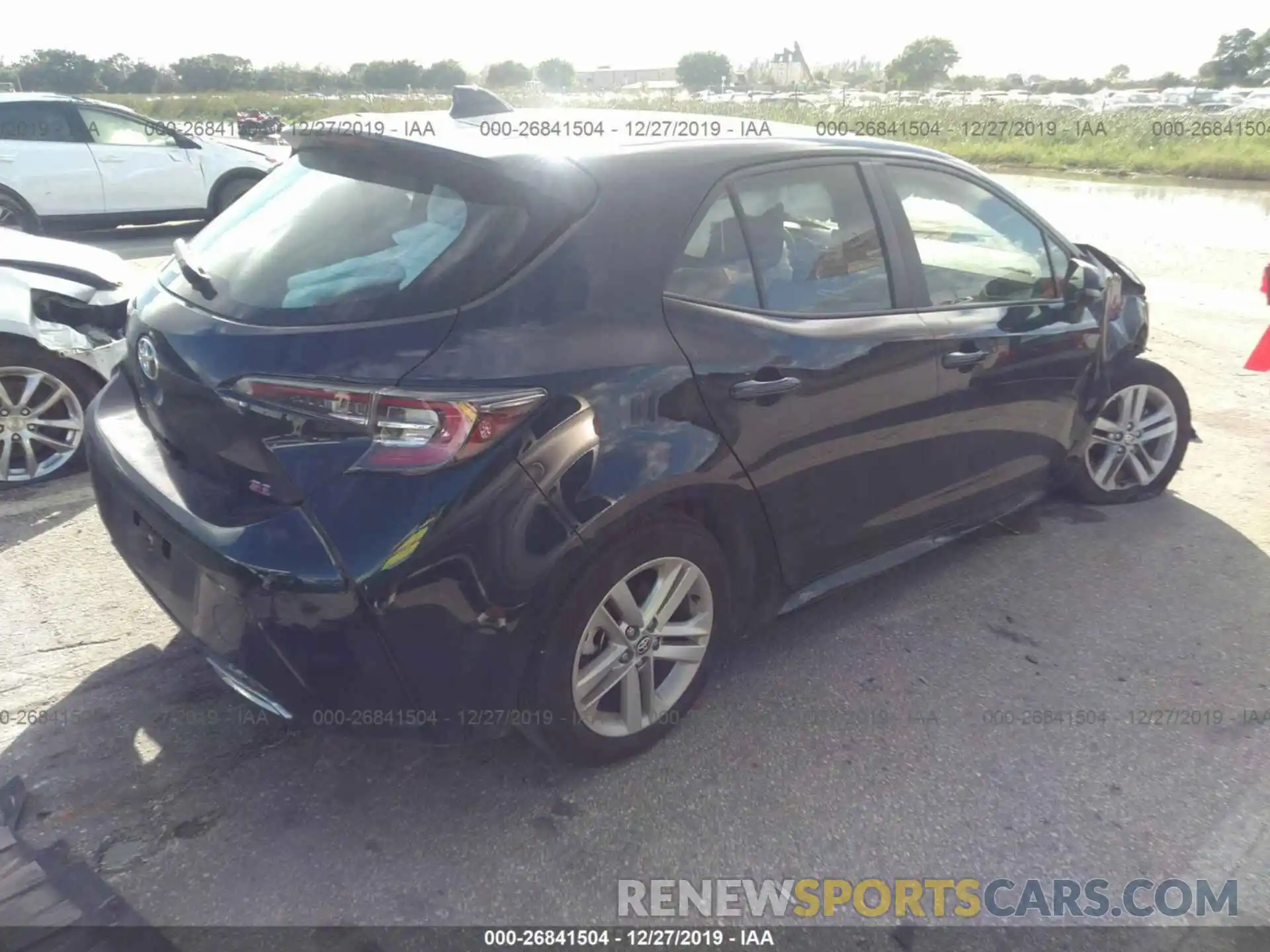 4 Photograph of a damaged car JTNK4RBE8K3036560 TOYOTA COROLLA 2019