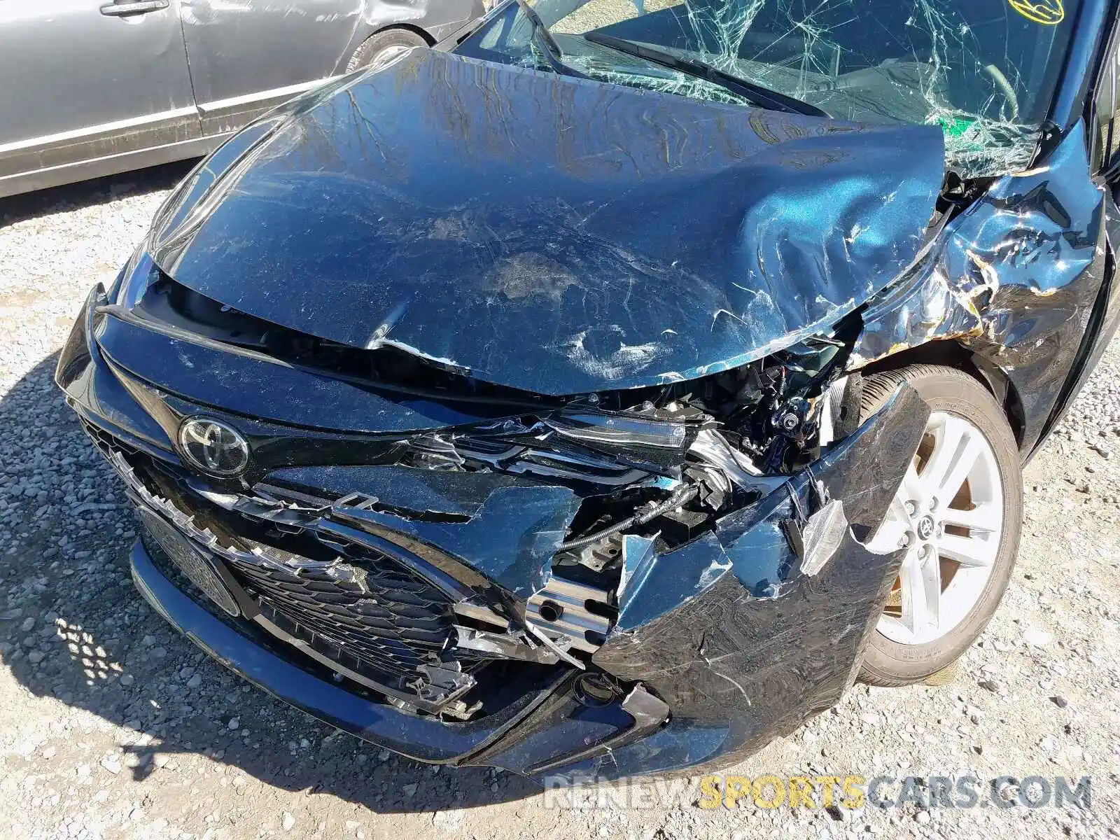 9 Photograph of a damaged car JTNK4RBE8K3037062 TOYOTA COROLLA 2019