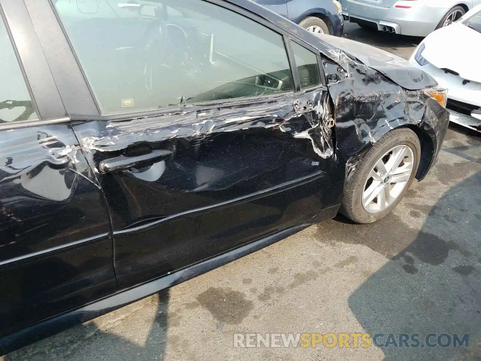 9 Photograph of a damaged car JTNK4RBE8K3037272 TOYOTA COROLLA 2019