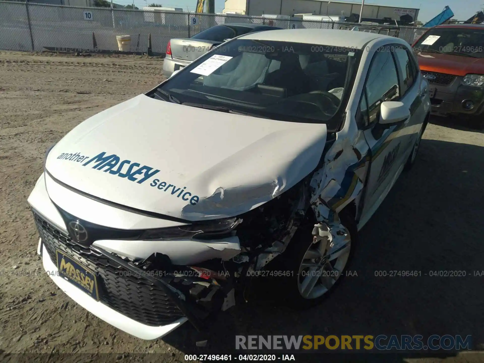 6 Photograph of a damaged car JTNK4RBE8K3038051 TOYOTA COROLLA 2019