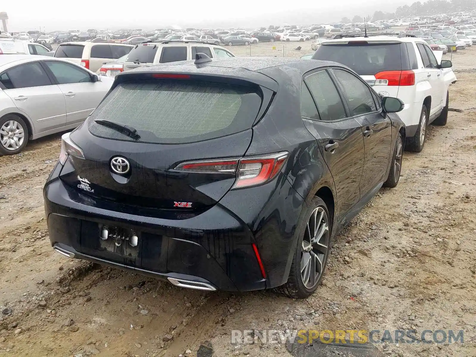 4 Фотография поврежденного автомобиля JTNK4RBE8K3038549 TOYOTA COROLLA 2019