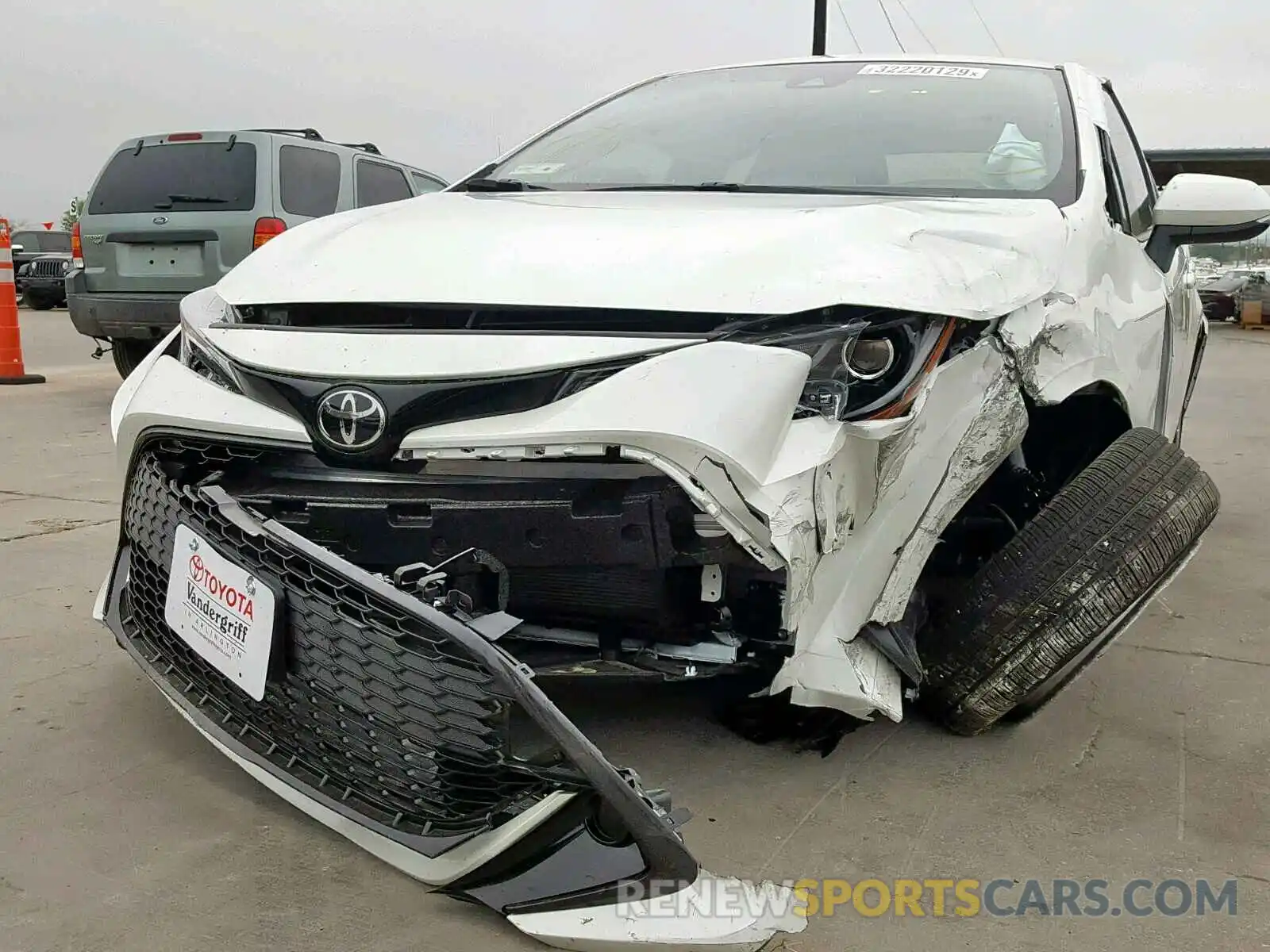 9 Photograph of a damaged car JTNK4RBE8K3038860 TOYOTA COROLLA 2019