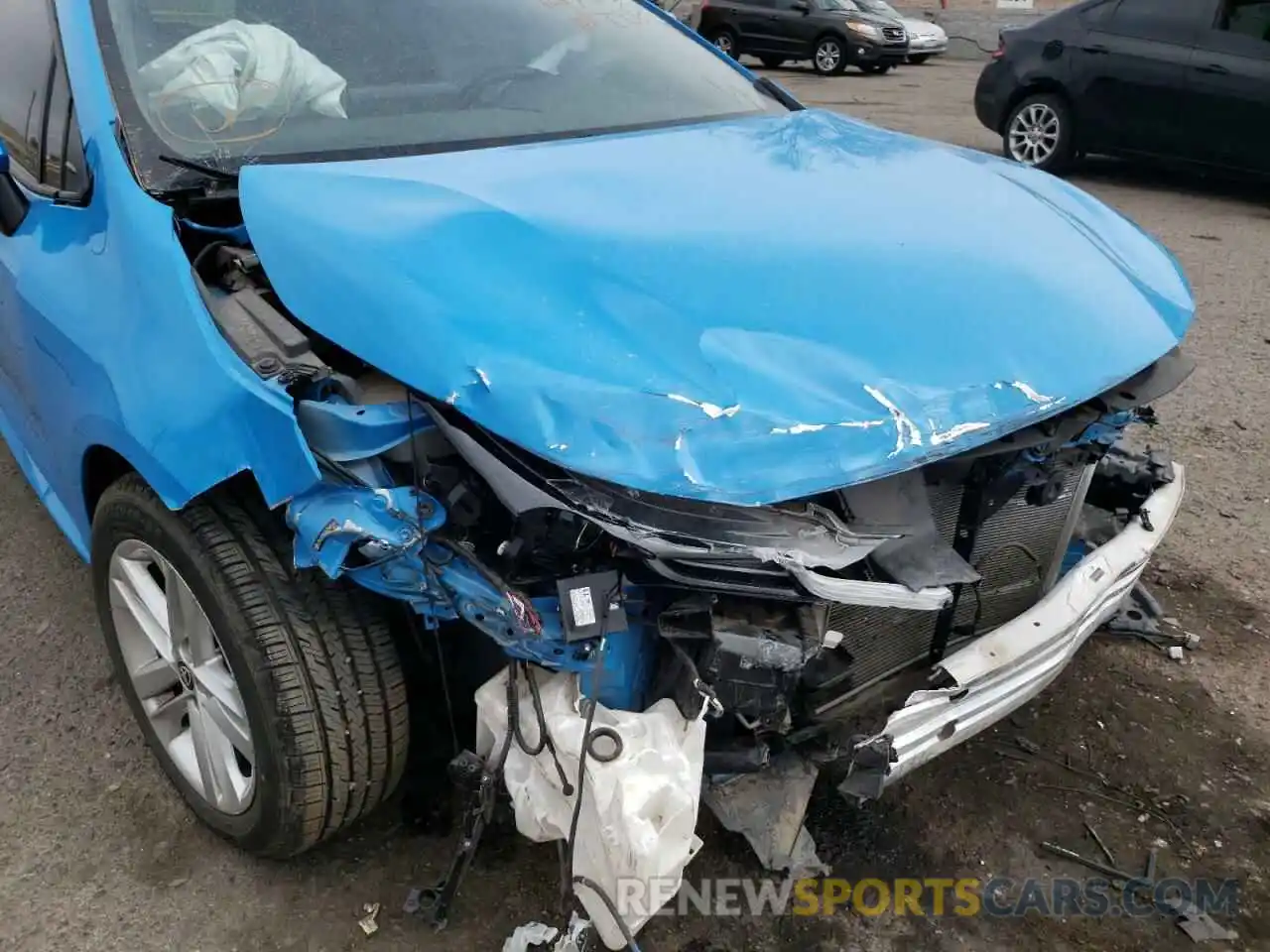 9 Photograph of a damaged car JTNK4RBE8K3040463 TOYOTA COROLLA 2019