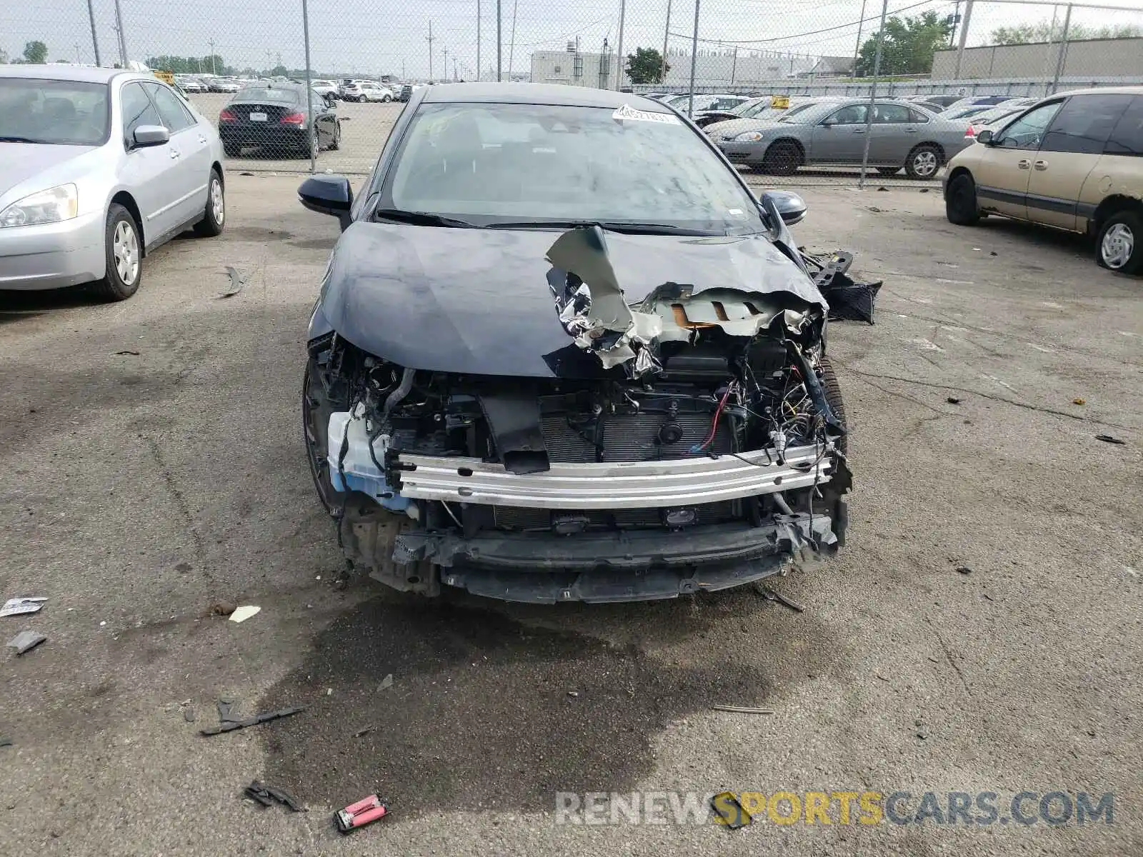 9 Photograph of a damaged car JTNK4RBE8K3040608 TOYOTA COROLLA 2019