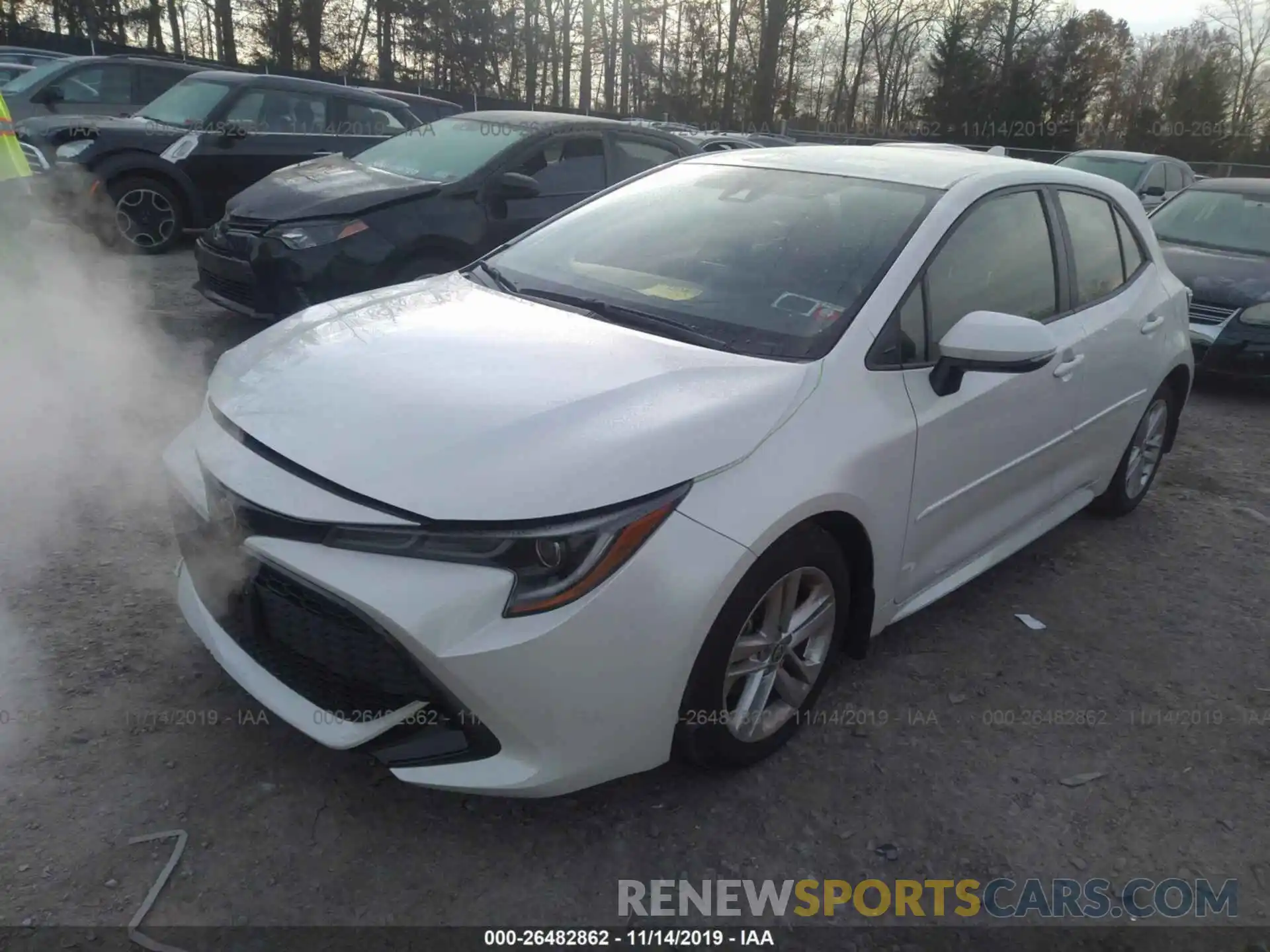 2 Photograph of a damaged car JTNK4RBE8K3041578 TOYOTA COROLLA 2019