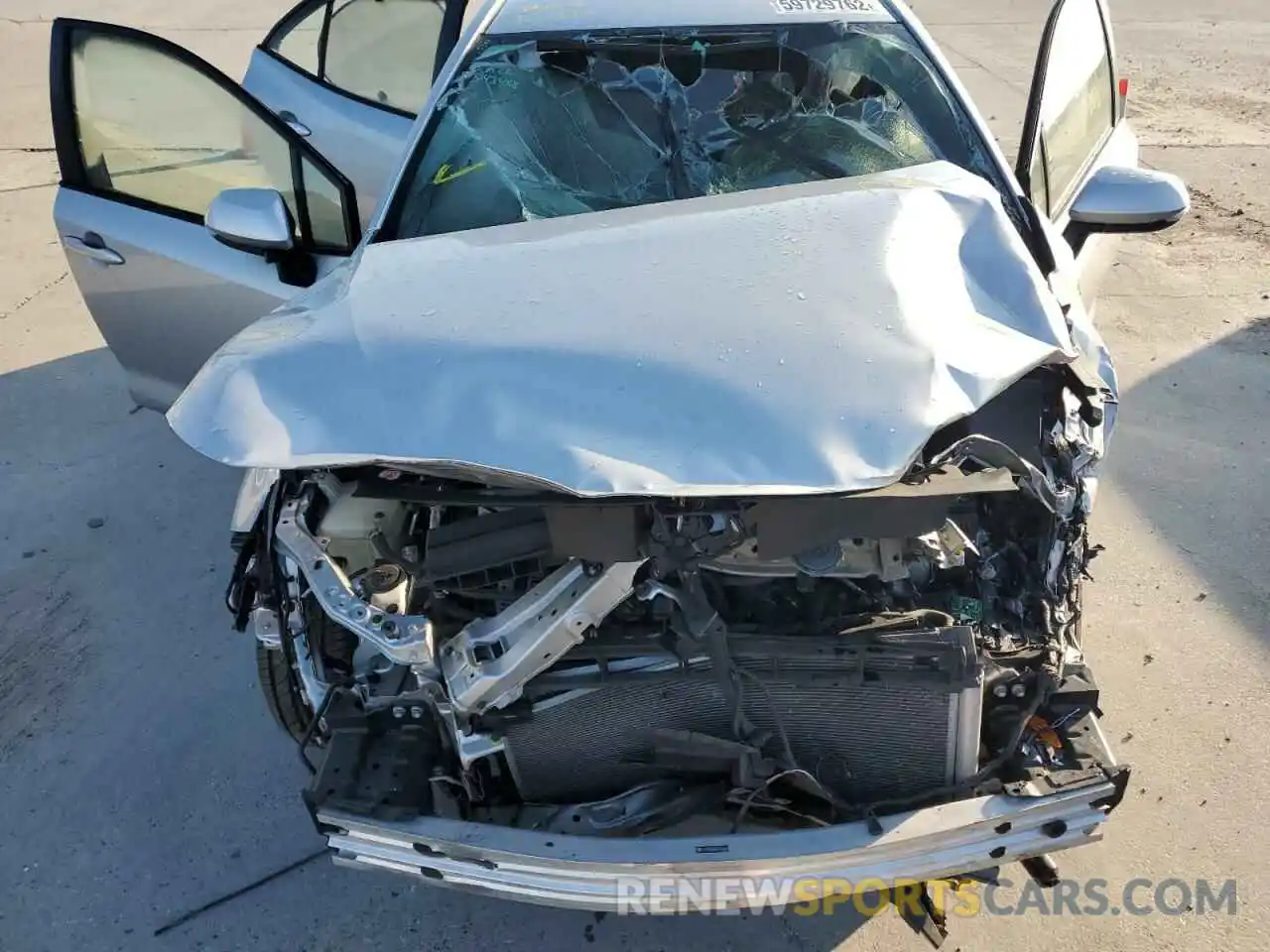 7 Photograph of a damaged car JTNK4RBE8K3043458 TOYOTA COROLLA 2019