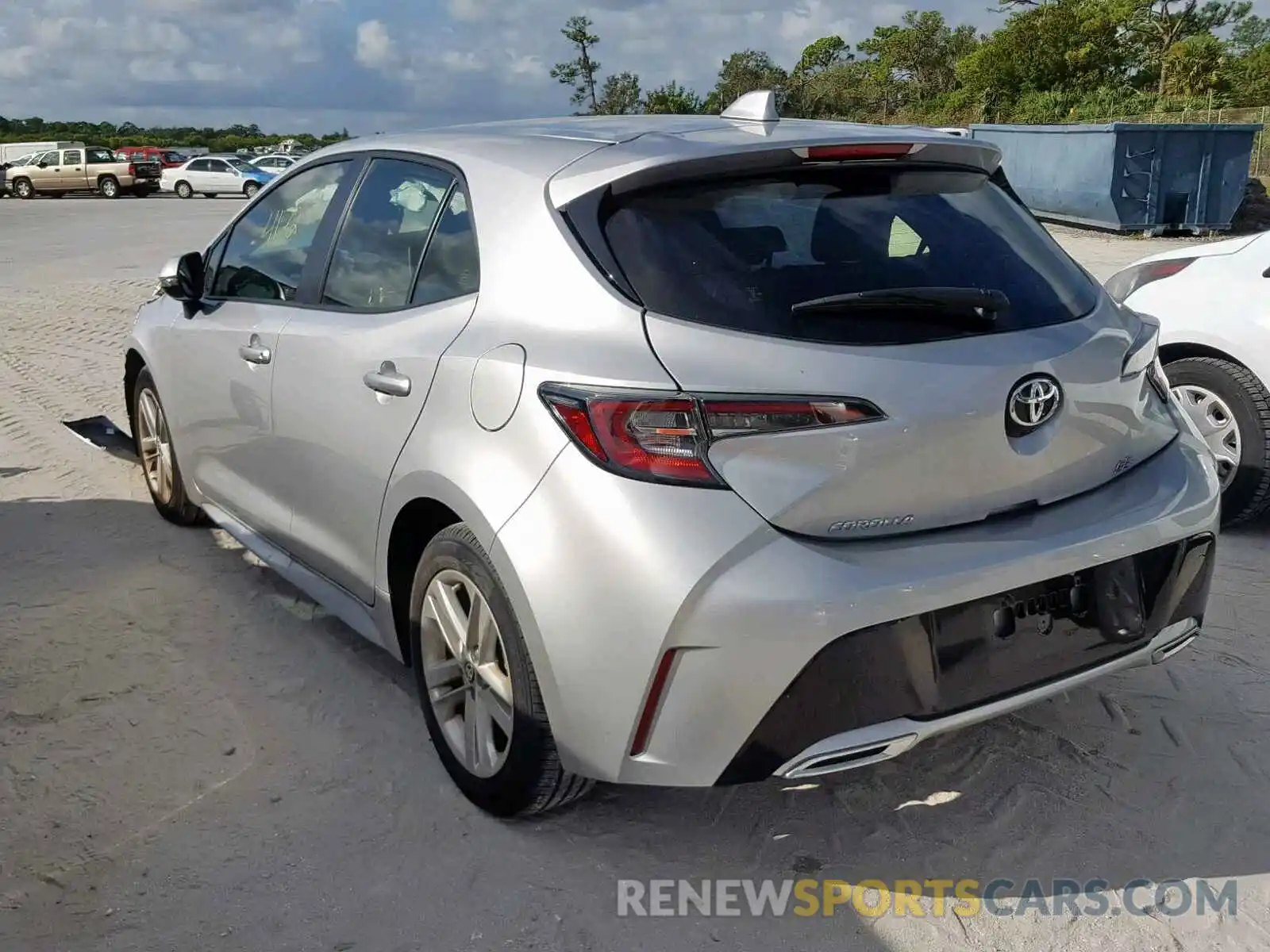 3 Photograph of a damaged car JTNK4RBE8K3044111 TOYOTA COROLLA 2019