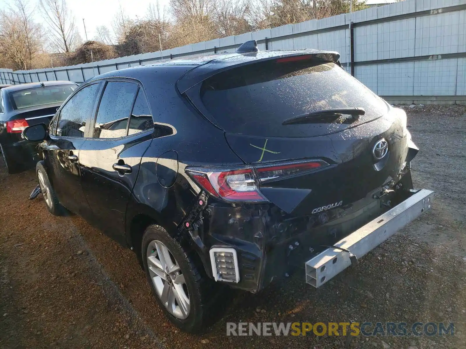 3 Photograph of a damaged car JTNK4RBE8K3045758 TOYOTA COROLLA 2019