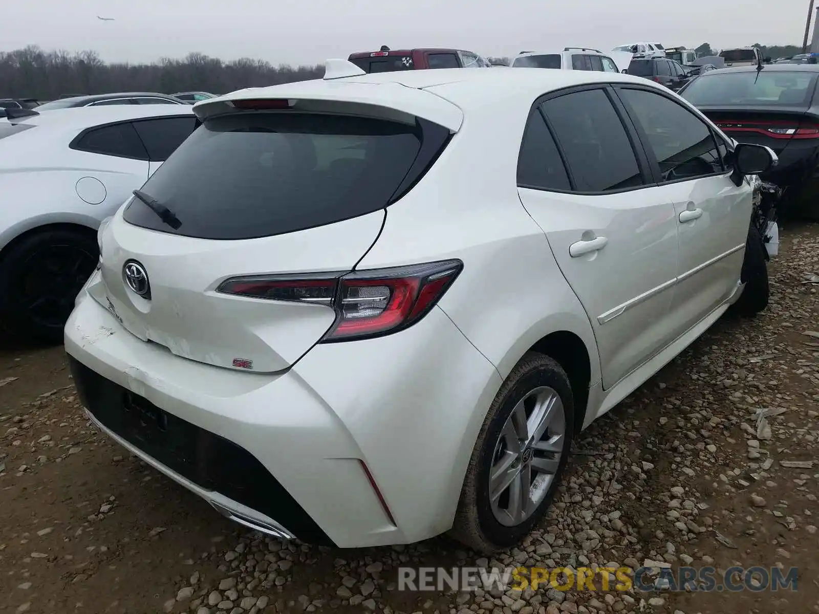 4 Фотография поврежденного автомобиля JTNK4RBE8K3047641 TOYOTA COROLLA 2019