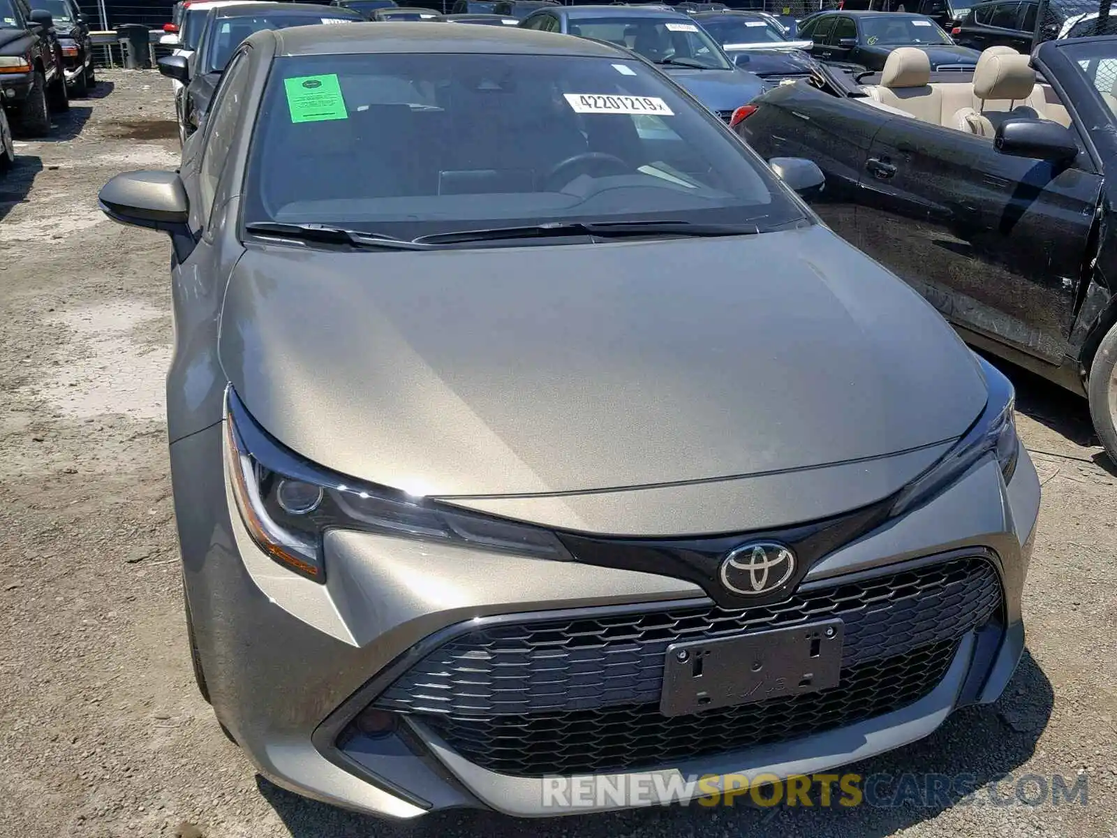 9 Photograph of a damaged car JTNK4RBE8K3048269 TOYOTA COROLLA 2019