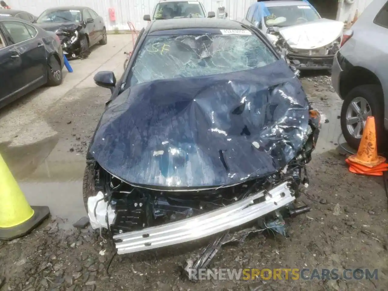 9 Photograph of a damaged car JTNK4RBE8K3049826 TOYOTA COROLLA 2019