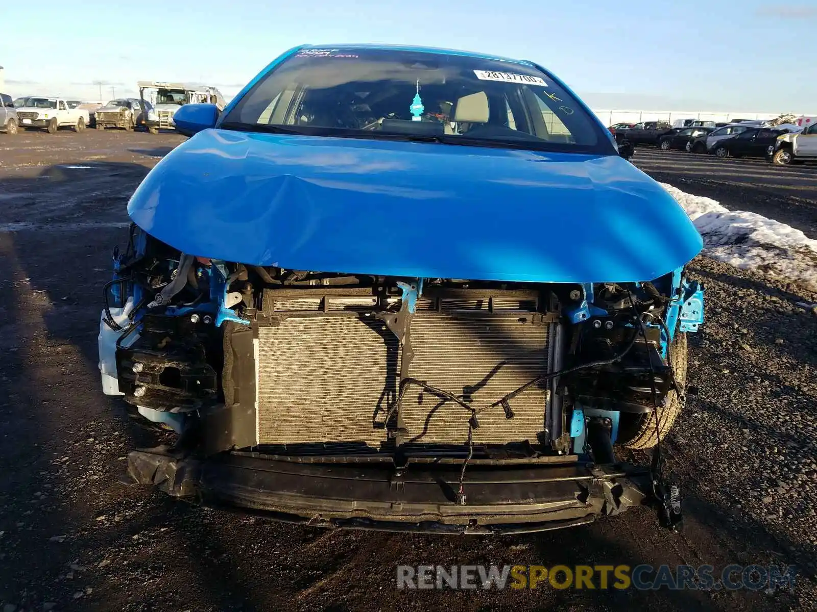 9 Photograph of a damaged car JTNK4RBE8K3052452 TOYOTA COROLLA 2019