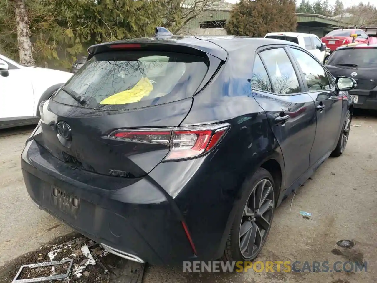 4 Photograph of a damaged car JTNK4RBE8K3056033 TOYOTA COROLLA 2019